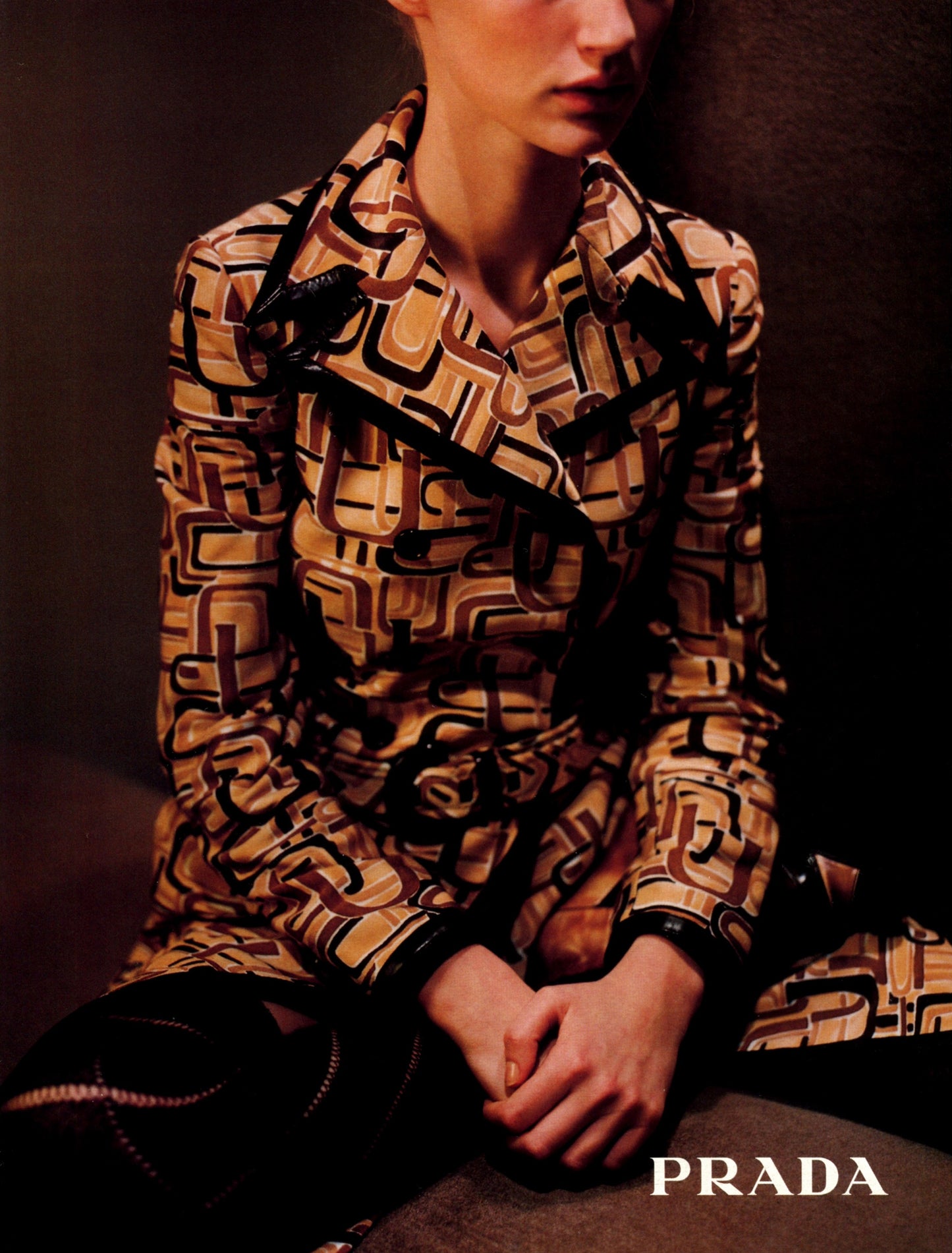 Prada silk shirt, Fall 1996