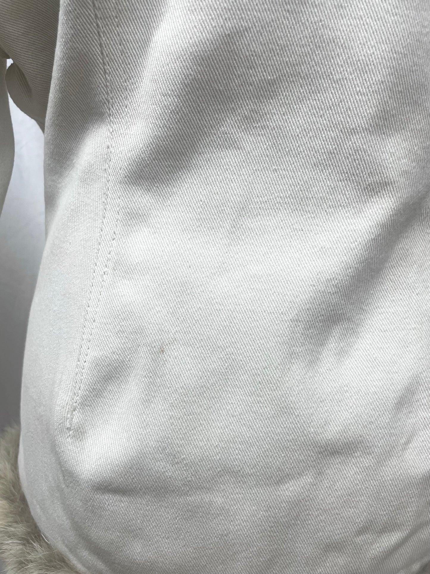 Marithé François Girbaud fur trim jacket, 1980’s