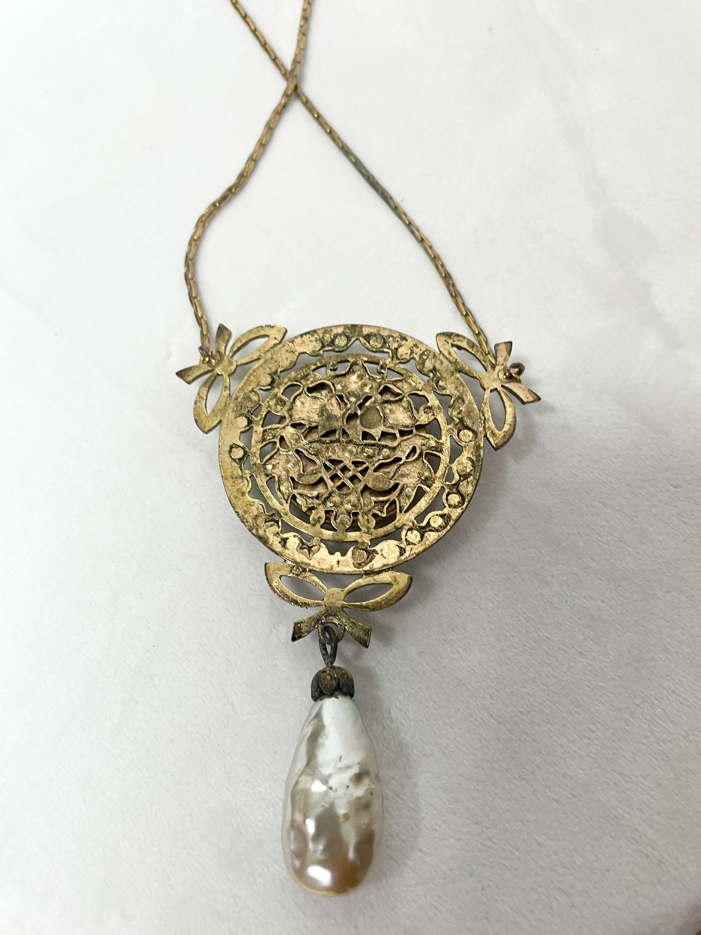 Dolce & Gabbana camé necklace, Fall 2001