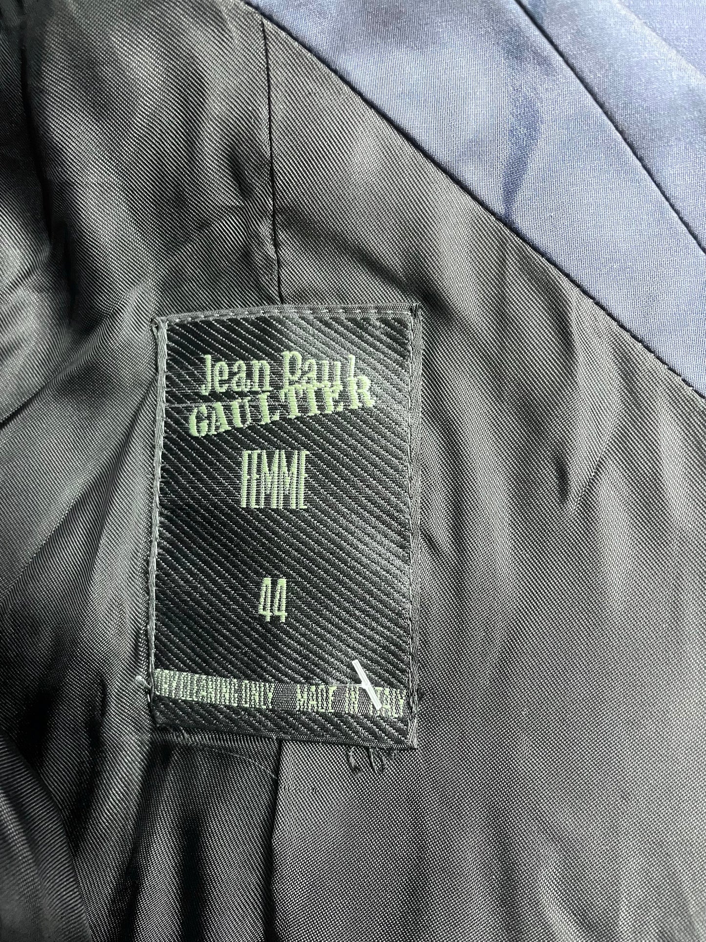 Jean Paul Gaultier one-shoulder blazer, Spring 1990