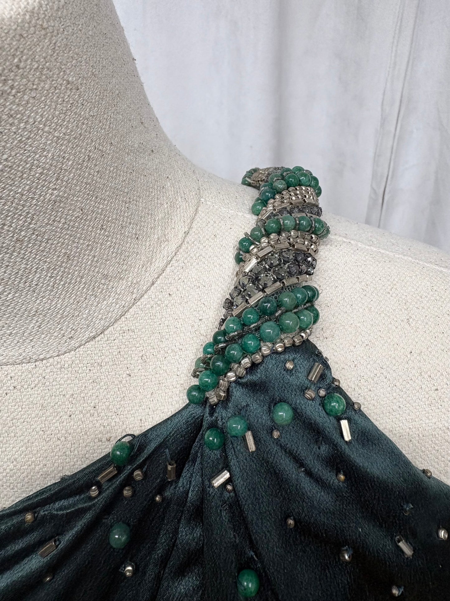 Roberto Cavalli beaded silk gown, 2000’s