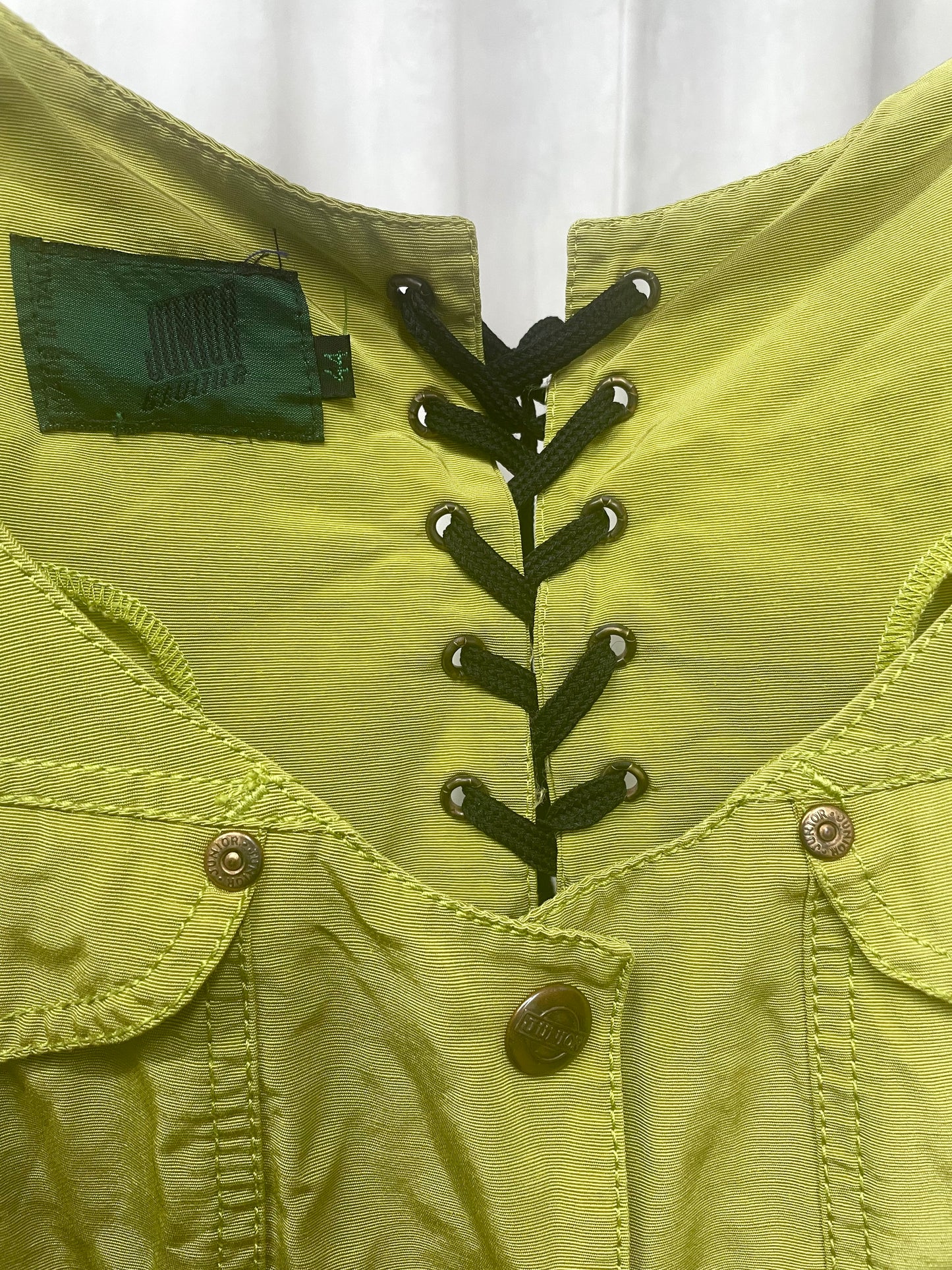 Junior Gaultier lace up dress, late 1980’s - early 1990’s