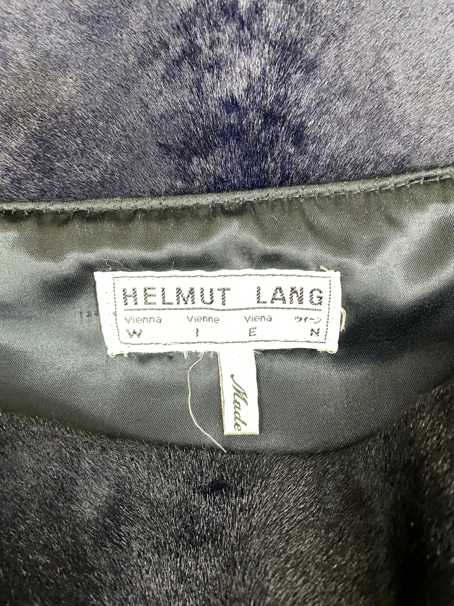 Helmut Lang pony hair skirt, early 1990’s