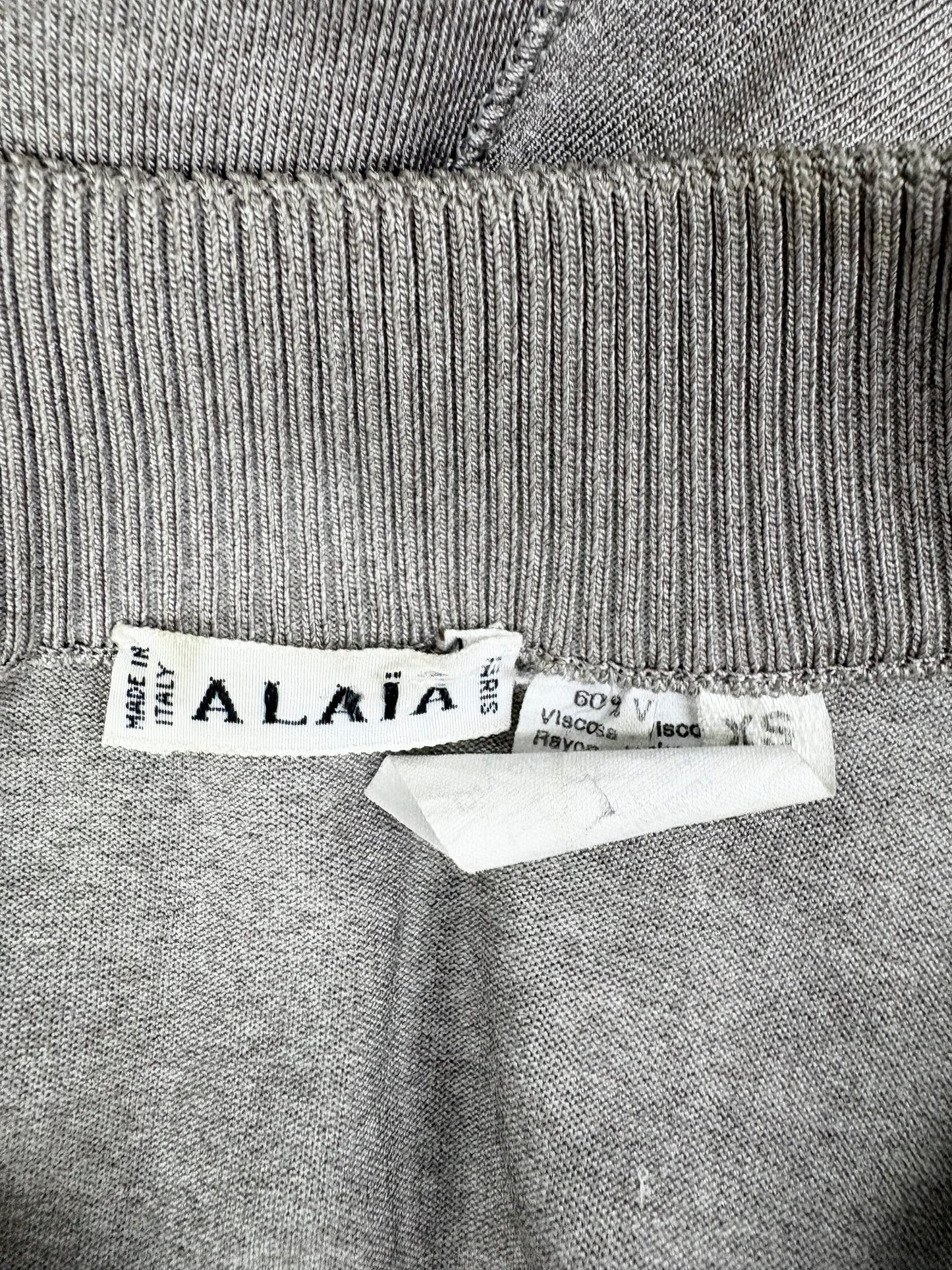 Alaïa jersey dress, Spring 1990