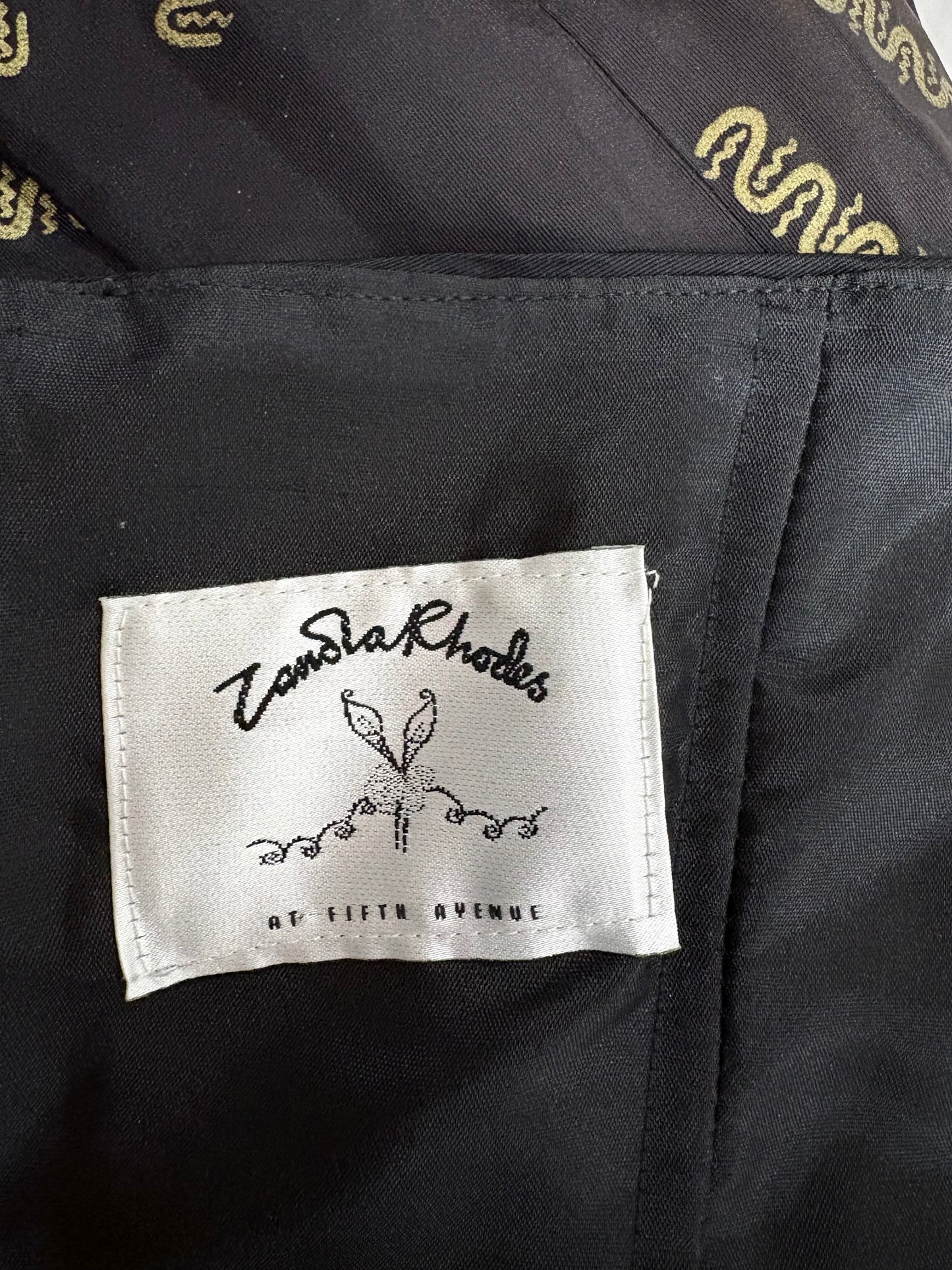 Zandra Rhodes cocktail dress, ca early 1990’s