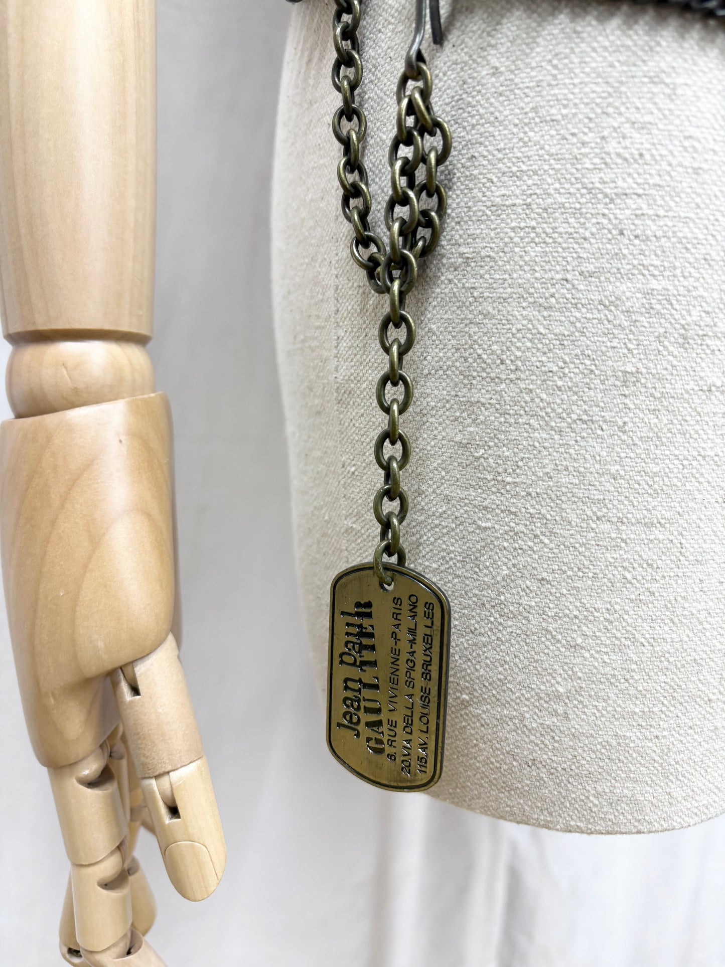 Jean Paul Gaultier hip chain, early 1990’s