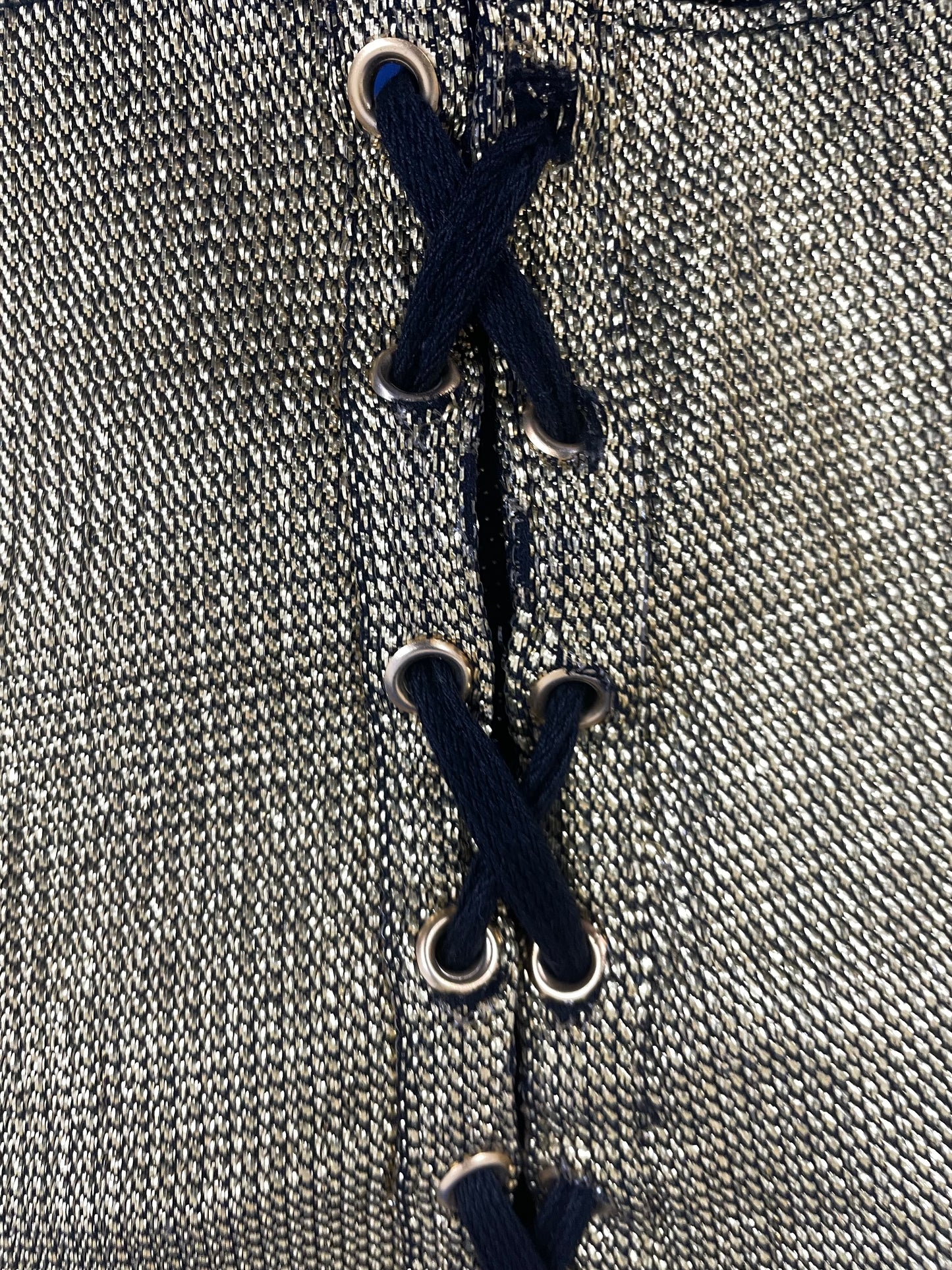 Junior Gaultier lurex shorts, Spring 1989