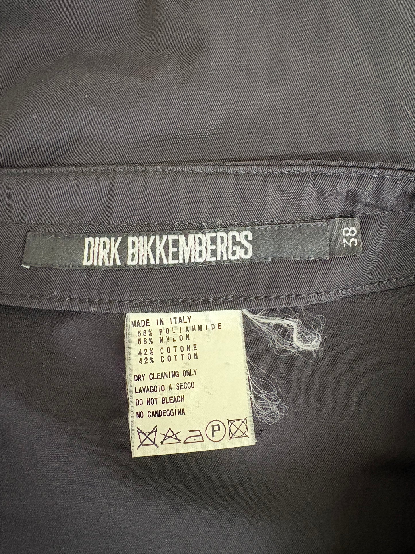 Dirk Bikkembergs key chain skirt, early 2000’s