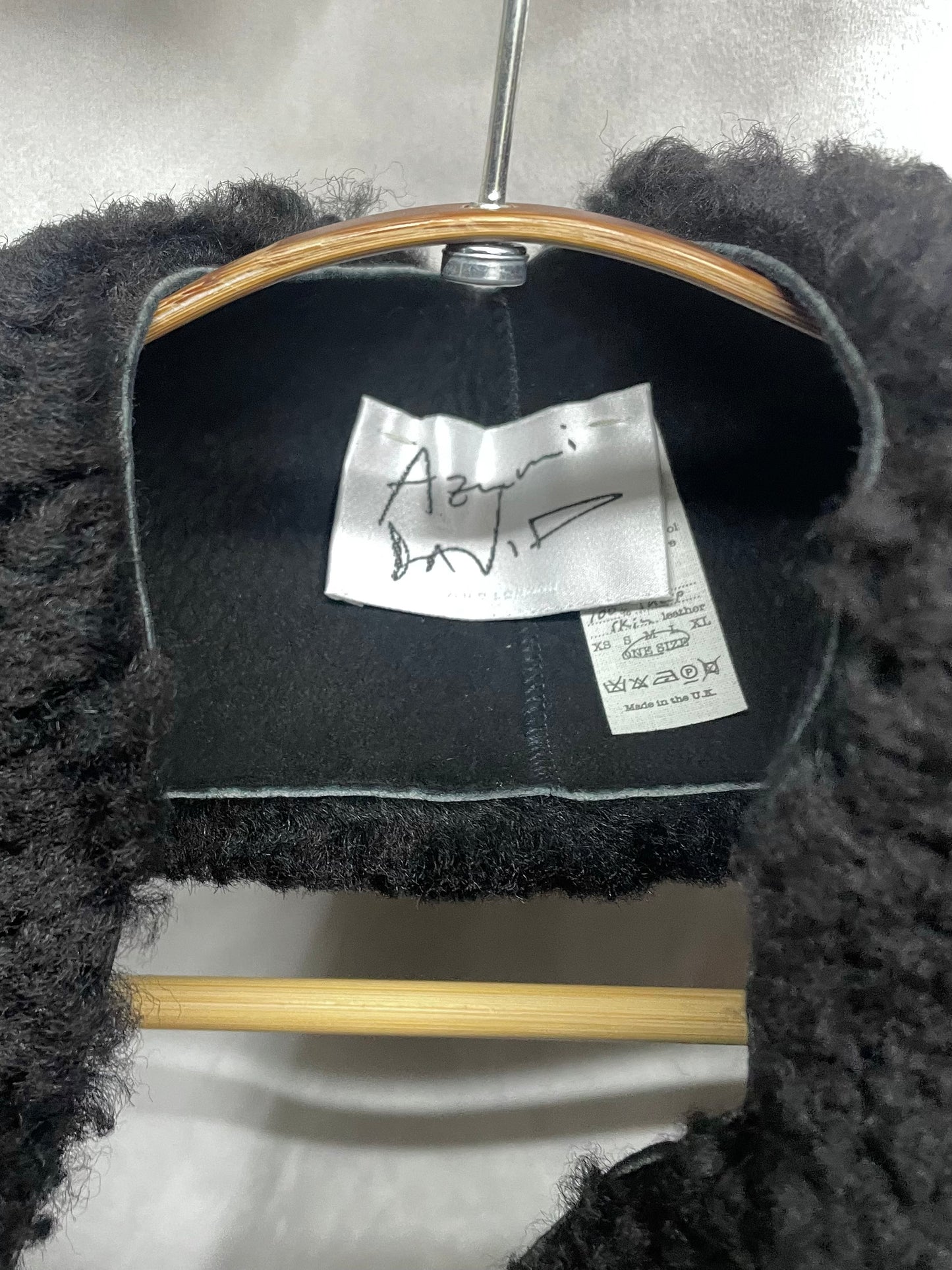 A’N’D (Azumi & David) shearling collar, 2000’s