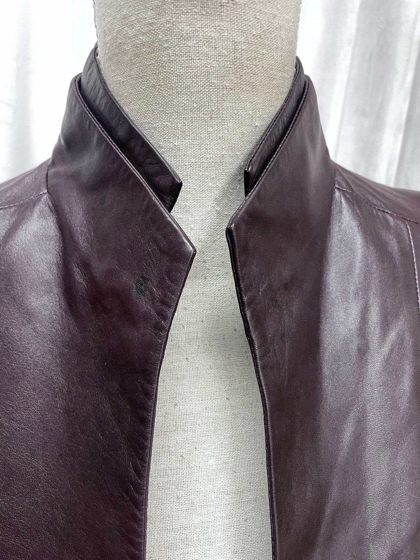 Yves Saint Laurent by Tom Ford leather jacket, early 2000’s