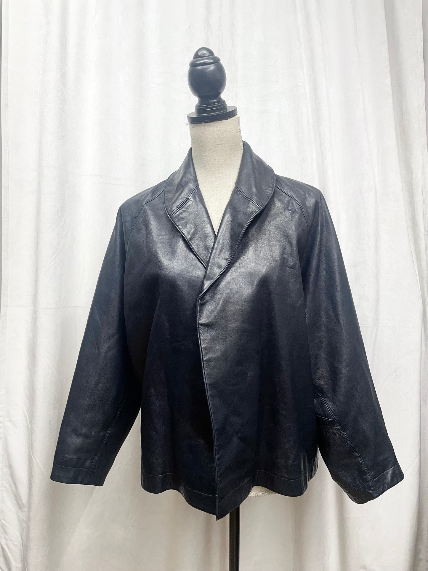 Alaïa leather jacket, 1986