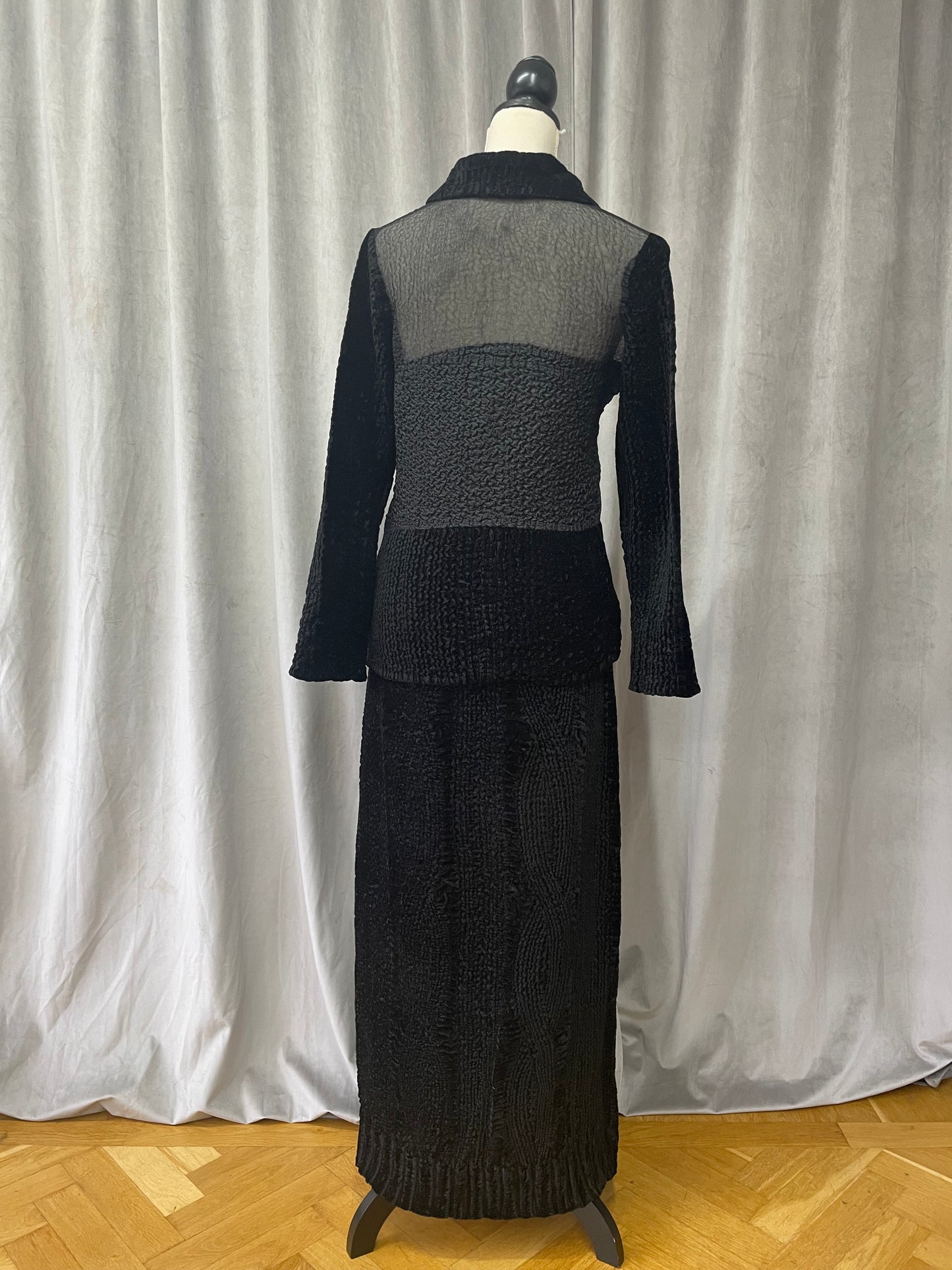 Yoshiki Hishinuma velvet set, 2000's