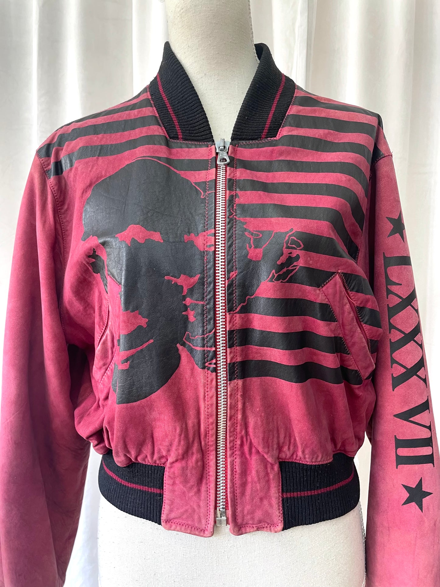 Jean Paul Gaultier leather jacket, Spring 1987