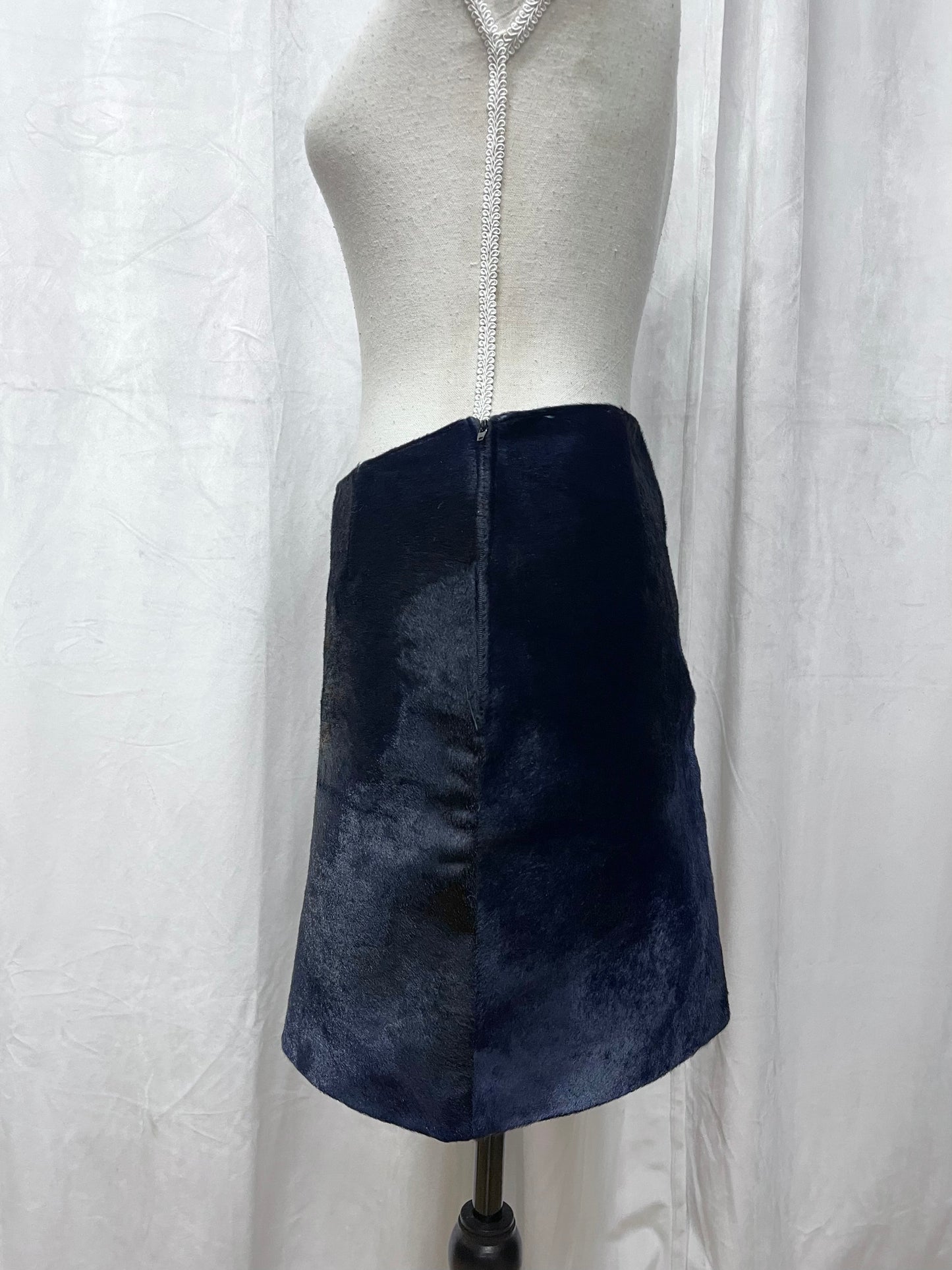 Helmut Lang pony hair skirt, early 1990’s