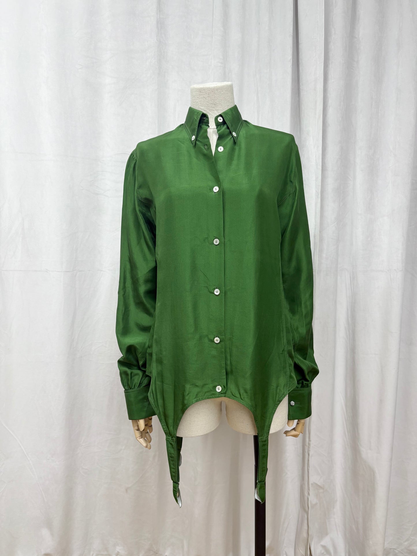 Jean Paul Gaultier garter shirt, 1980’s