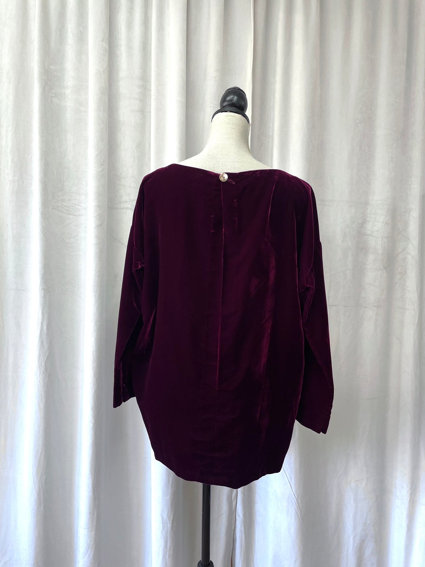 Romeo Gigli velvet blouse, 1980’s
