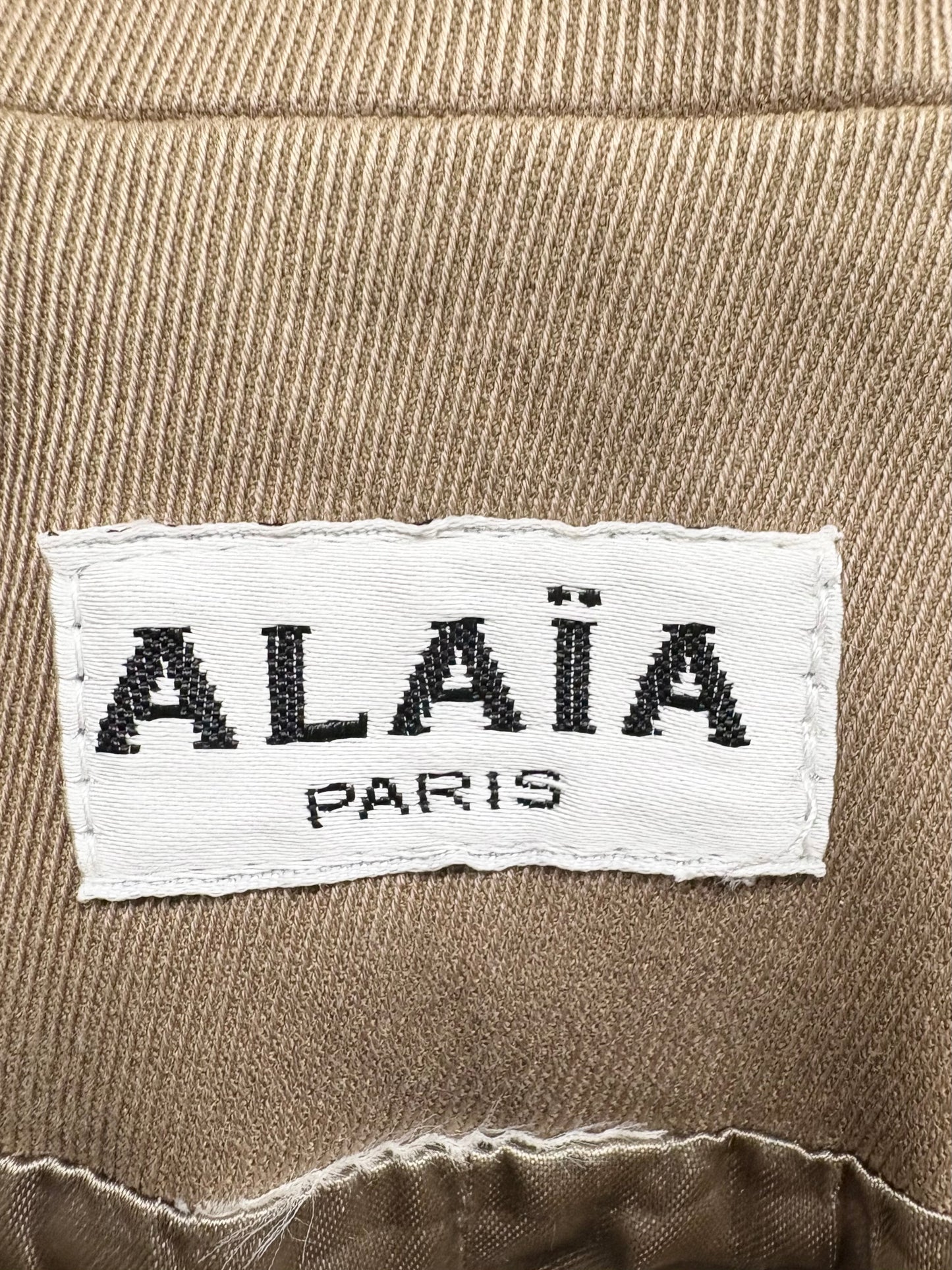 Alaïa jacket, Spring 1990