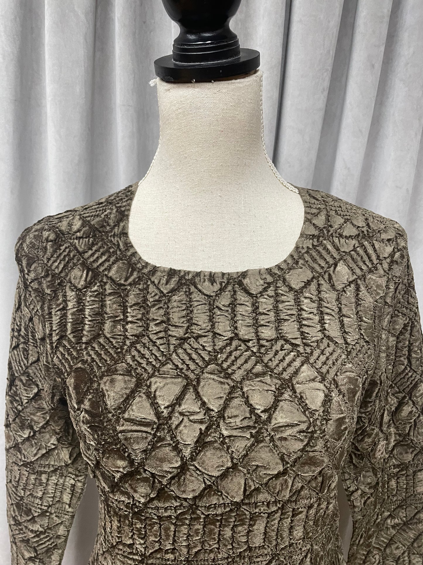 Yoshiki Hishinuma Peplum velvet top, 2000's