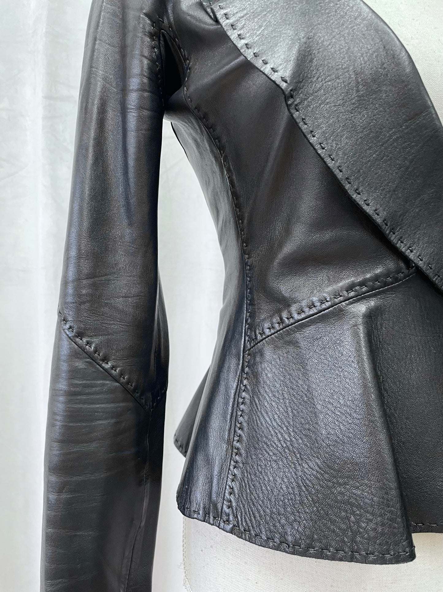 Gianni Versace leather jacket, early 1990's