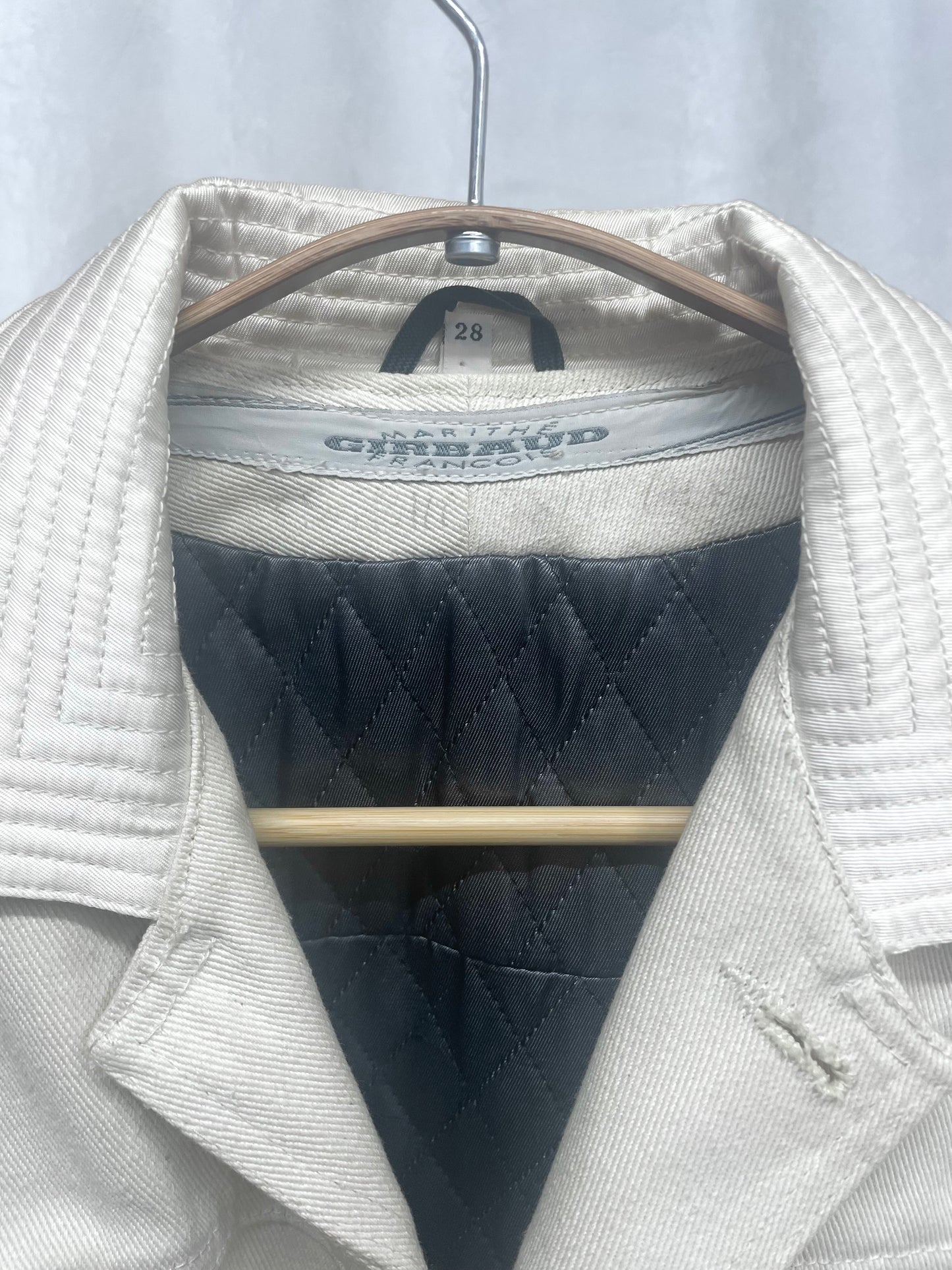 Marithé François Girbaud fur trim jacket, 1980’s