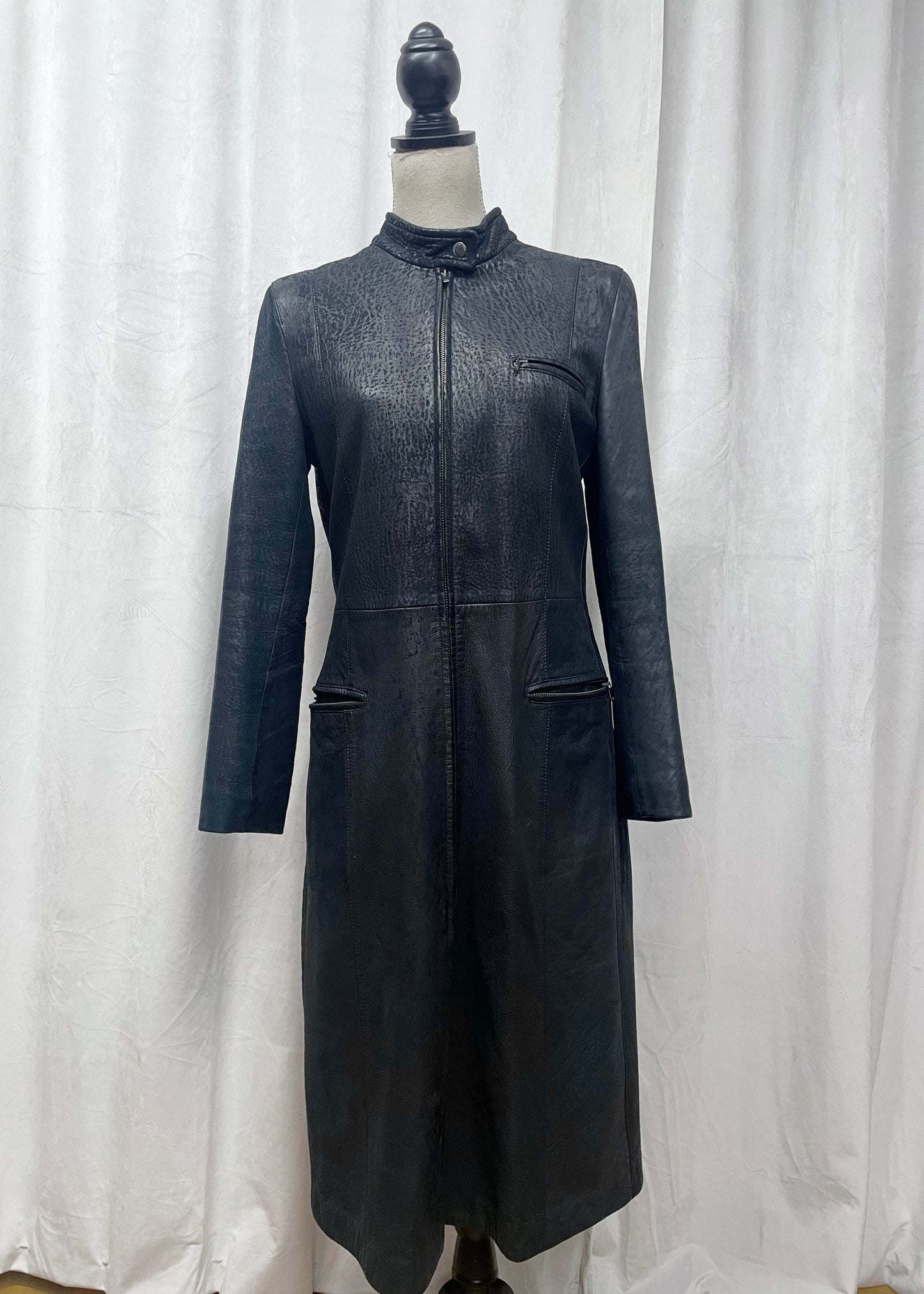 Emporio Armani leather coat, early 2000’s