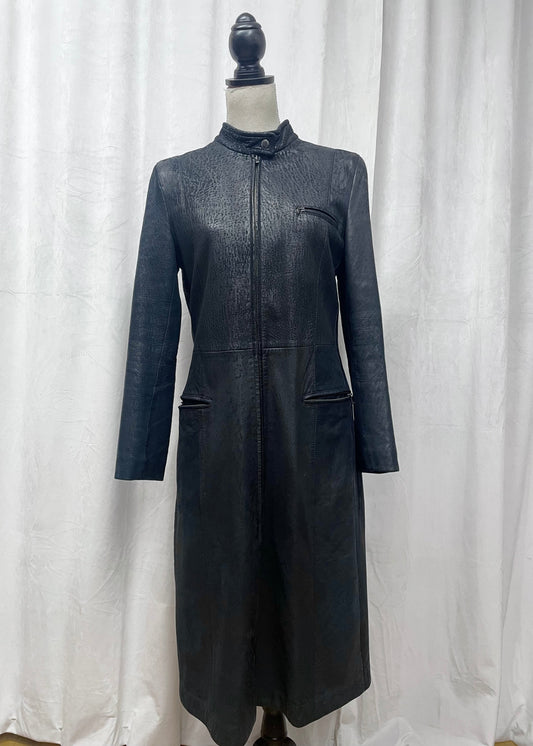 Emporio Armani leather coat, early 2000’s