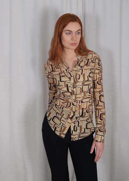 Prada silk shirt, Fall 1996