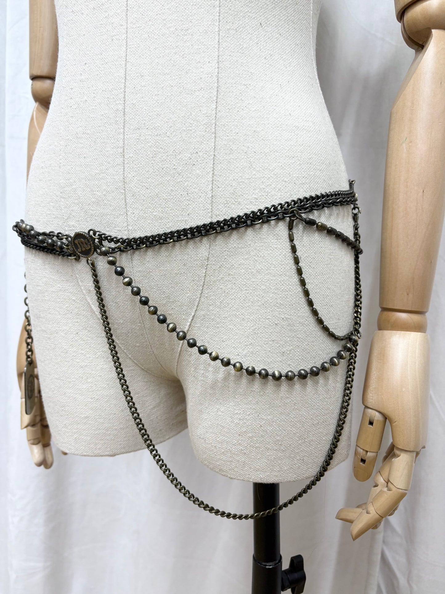 Jean Paul Gaultier hip chain, early 1990’s