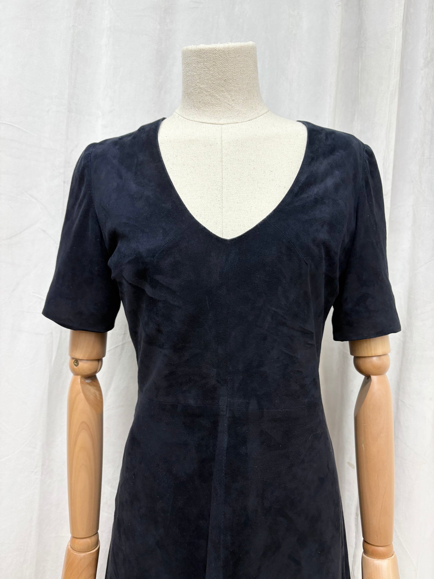 Prada suede dress, ca 1990