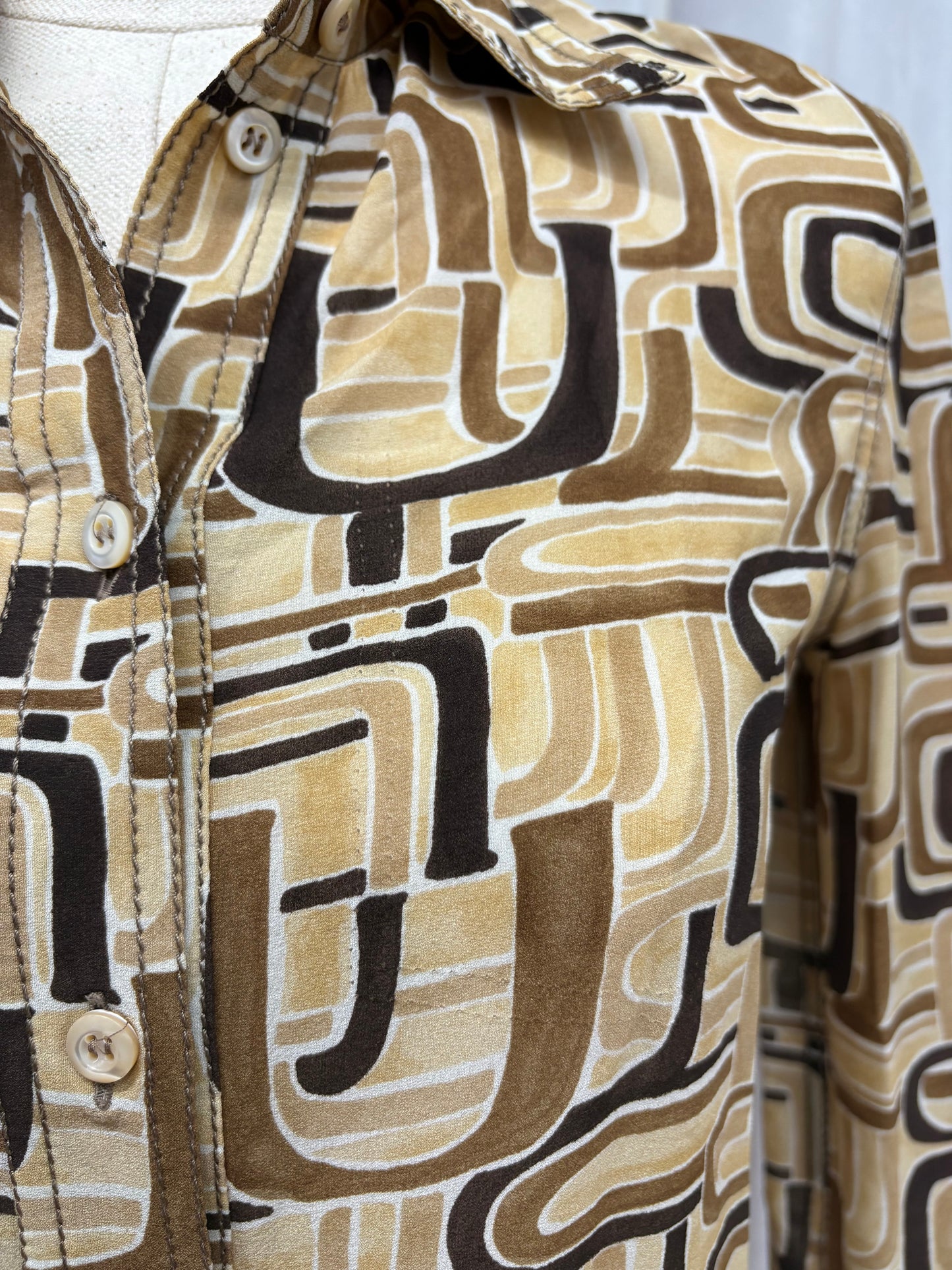 Prada silk shirt, Fall 1996