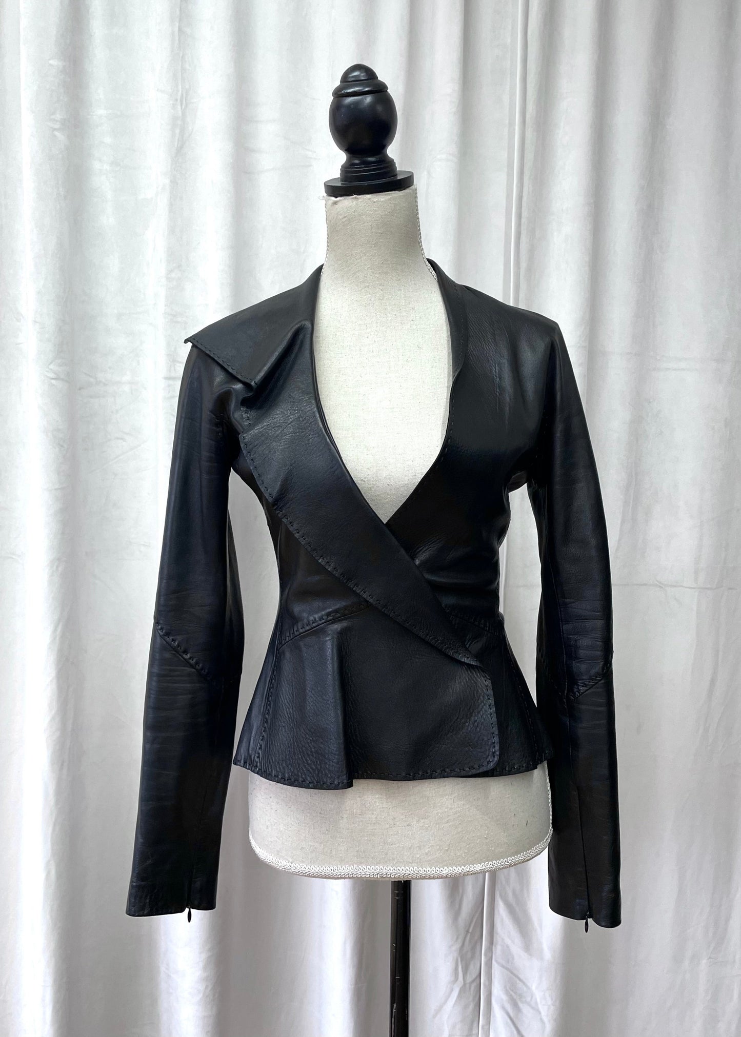 Gianni Versace leather jacket, early 1990's