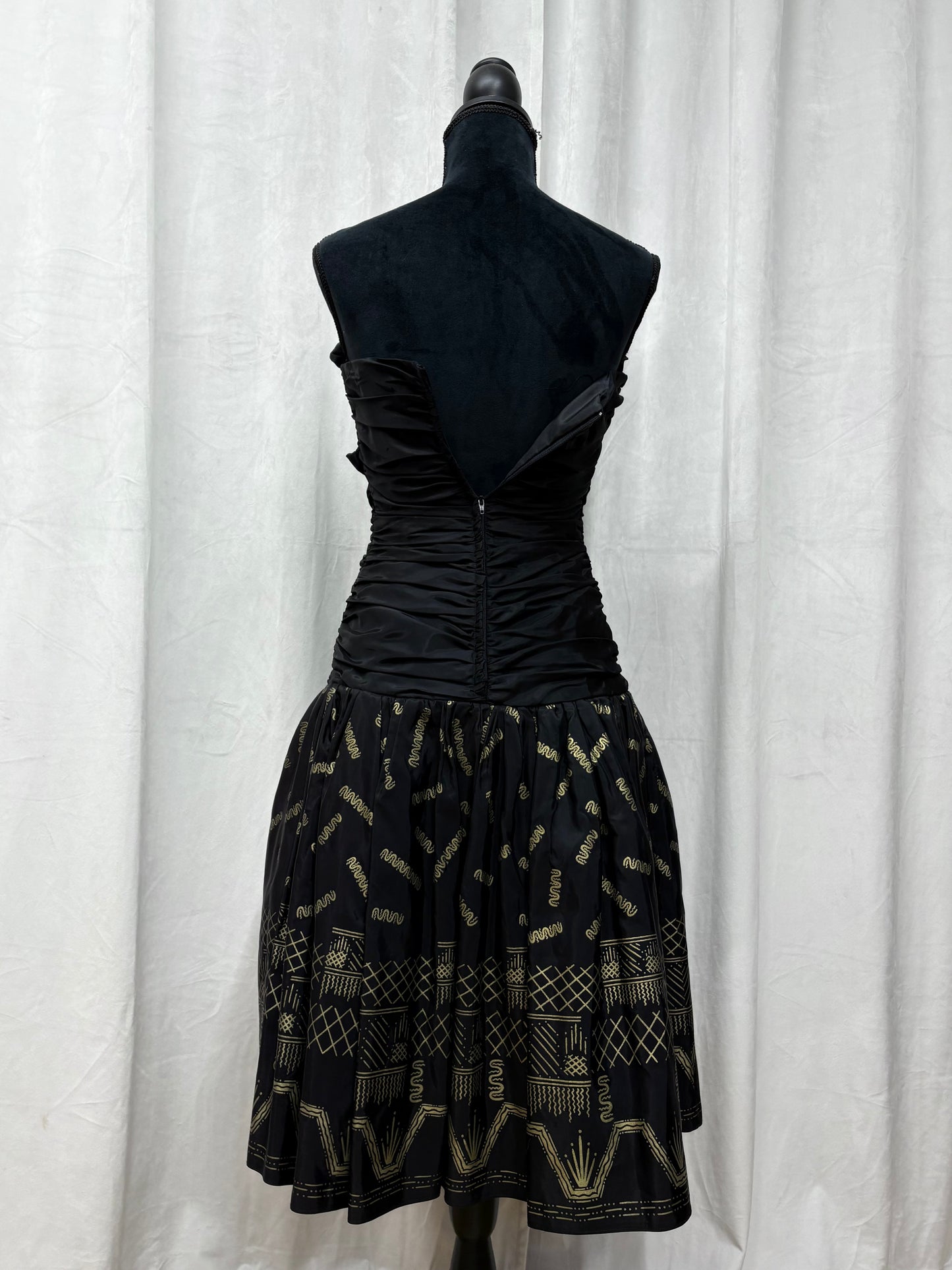Zandra Rhodes cocktail dress, ca early 1990’s