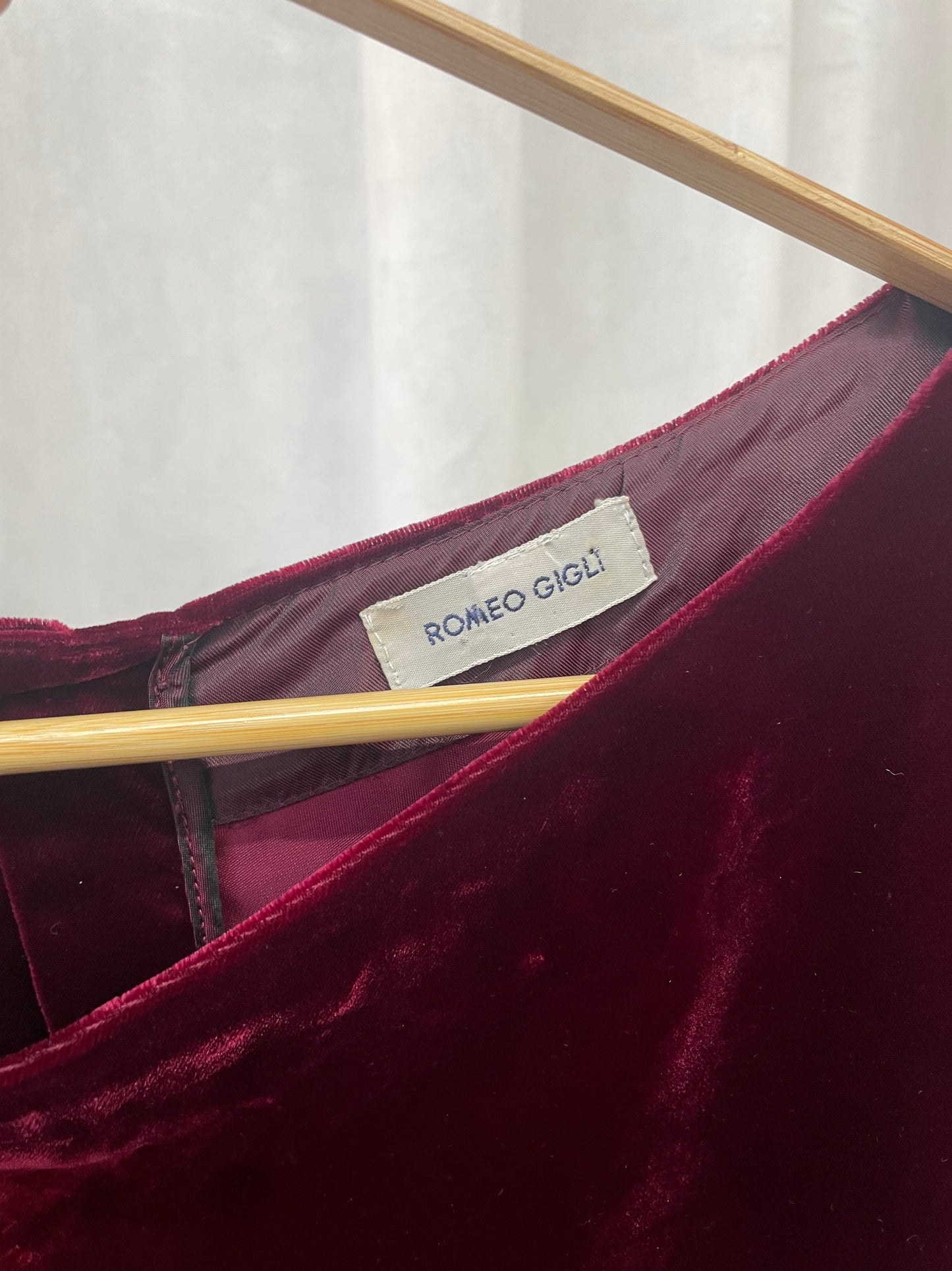 Romeo Gigli velvet blouse, 1980’s