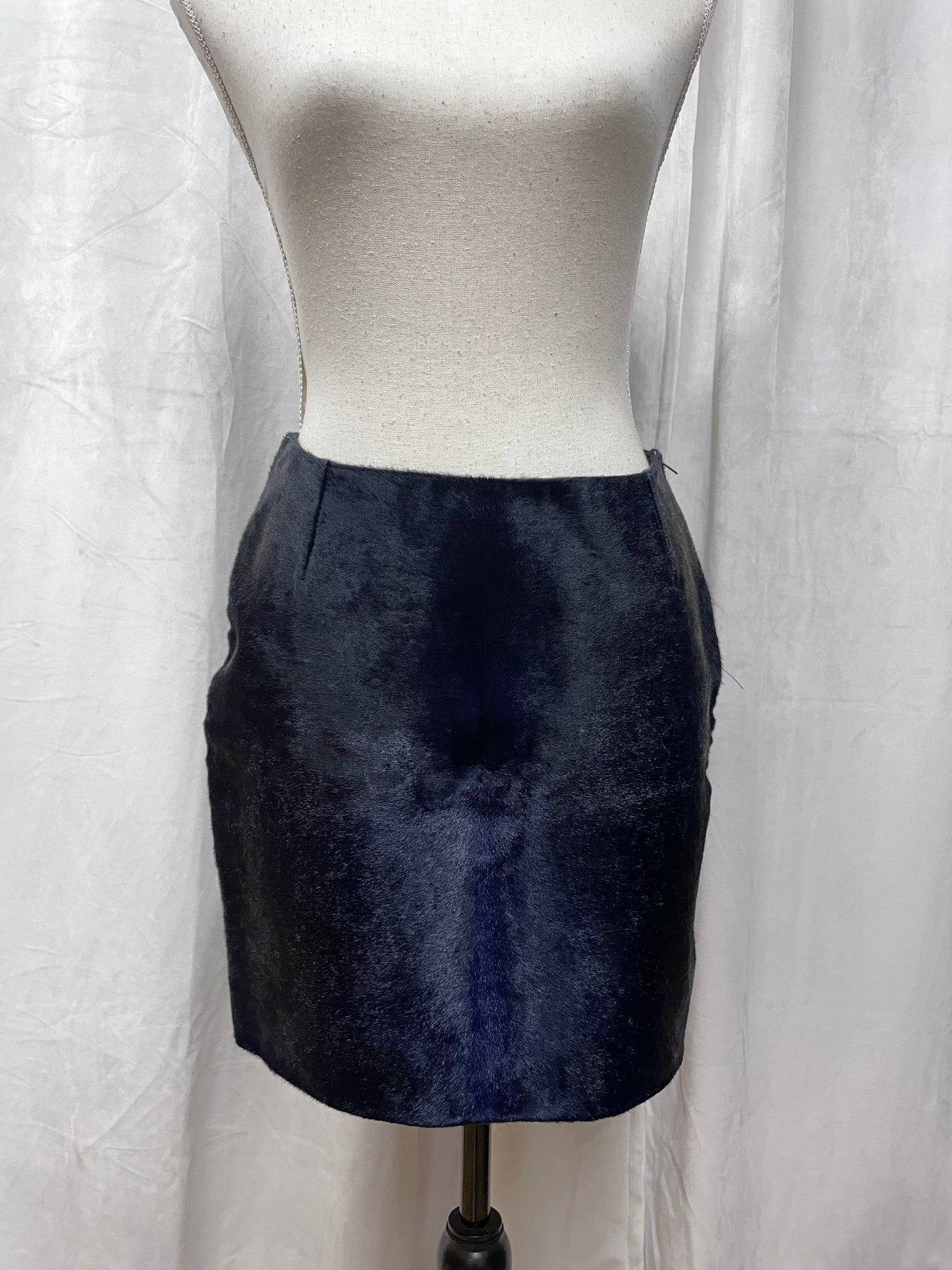 Helmut Lang pony hair skirt, early 1990’s