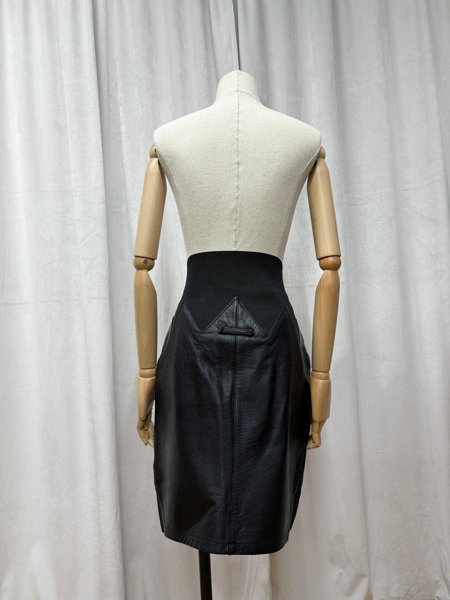 Jean Paul Gaultier leather skirt, early 1990’s