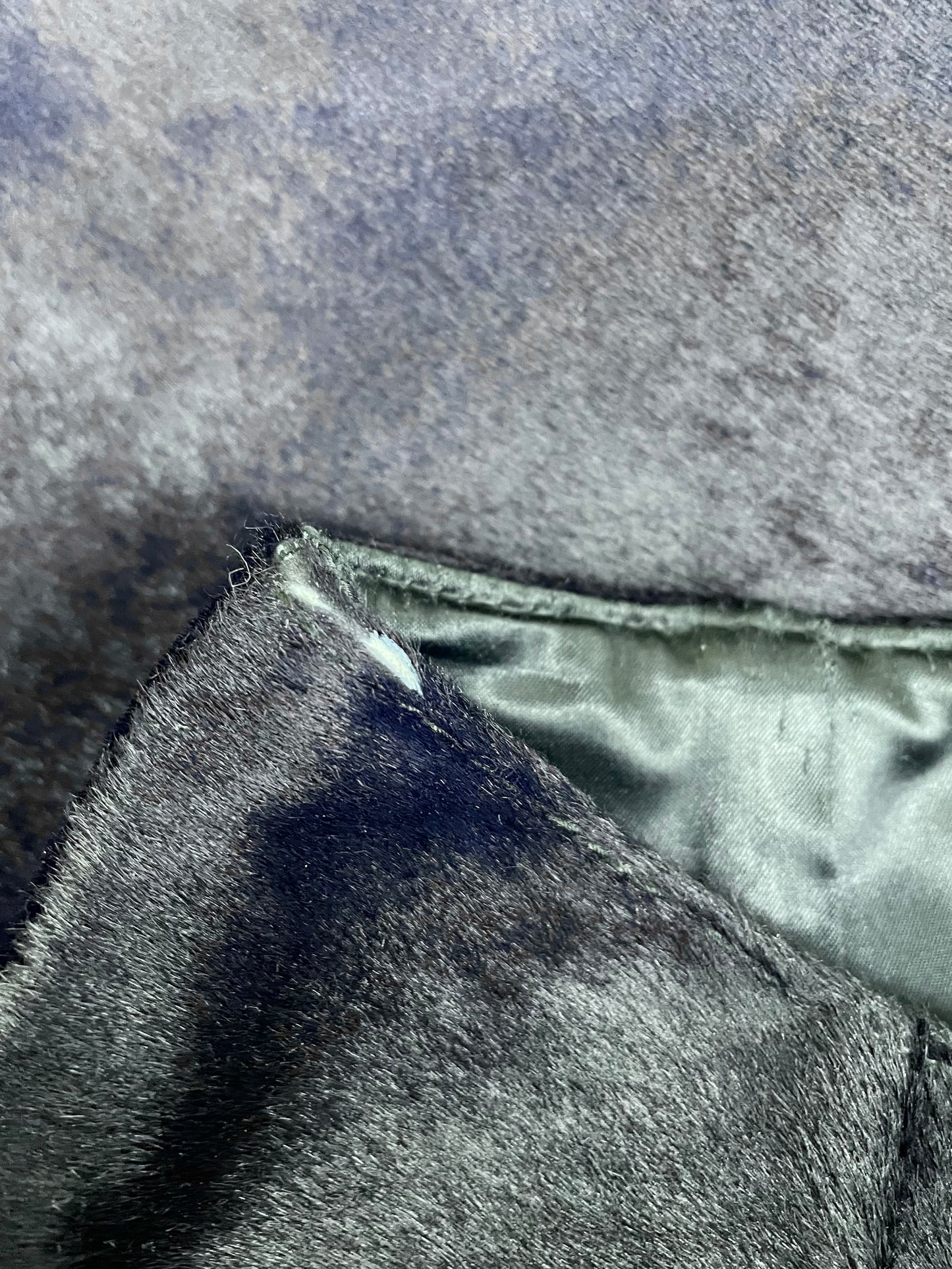 Helmut Lang pony hair skirt, early 1990’s