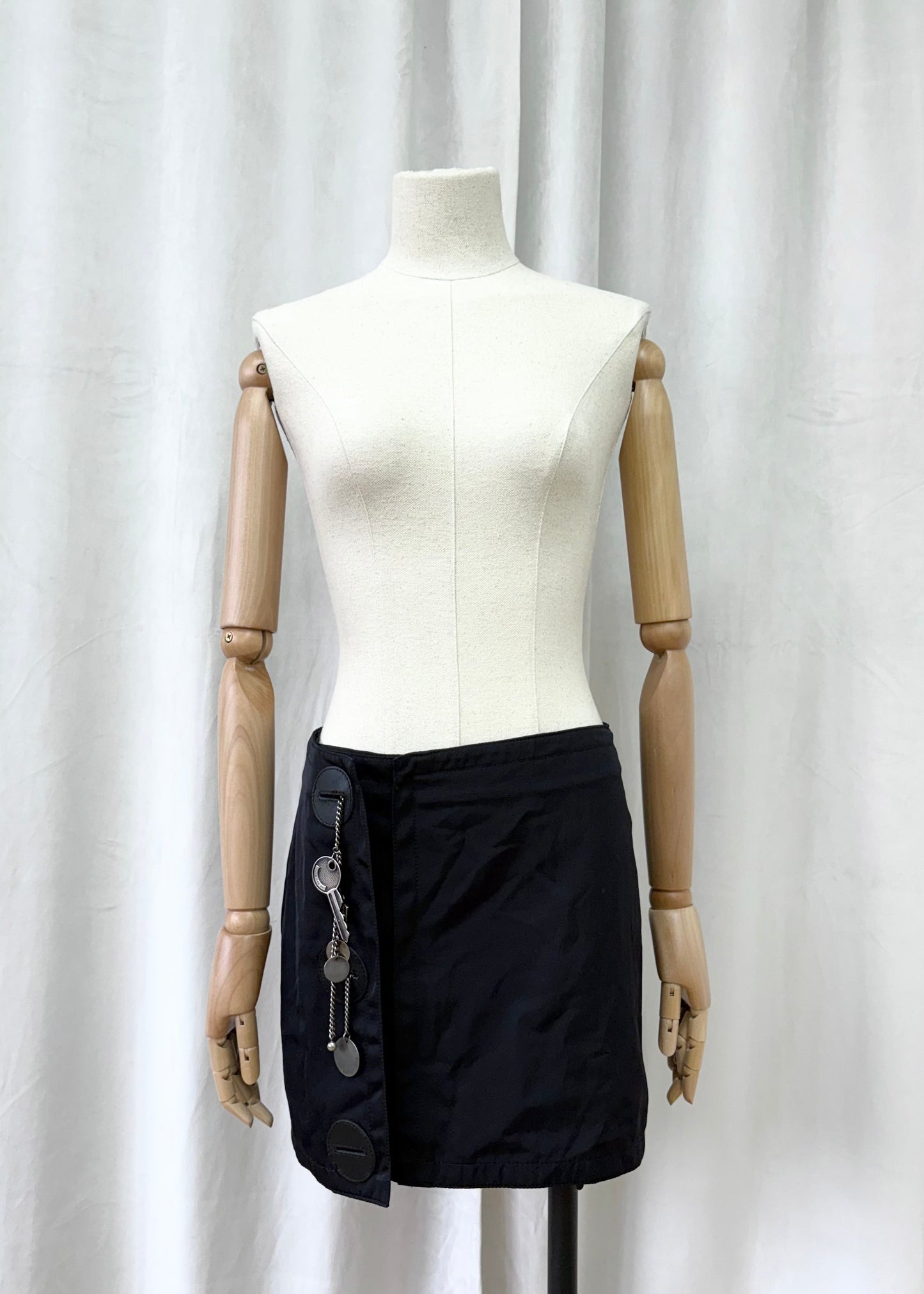 Dirk Bikkembergs key chain skirt, early 2000’s