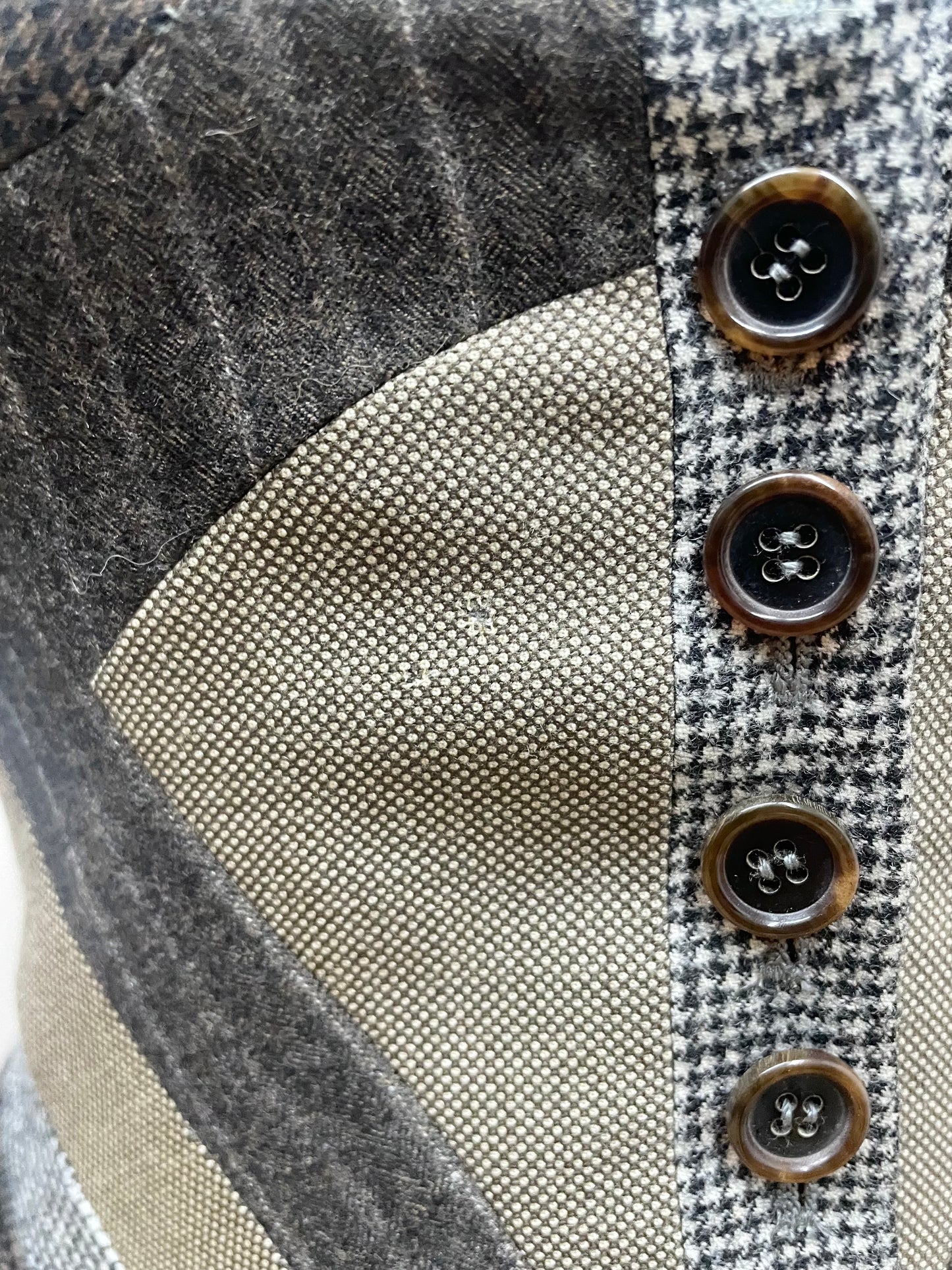 Alexander McQueen patchwork jacket, Fall 2008