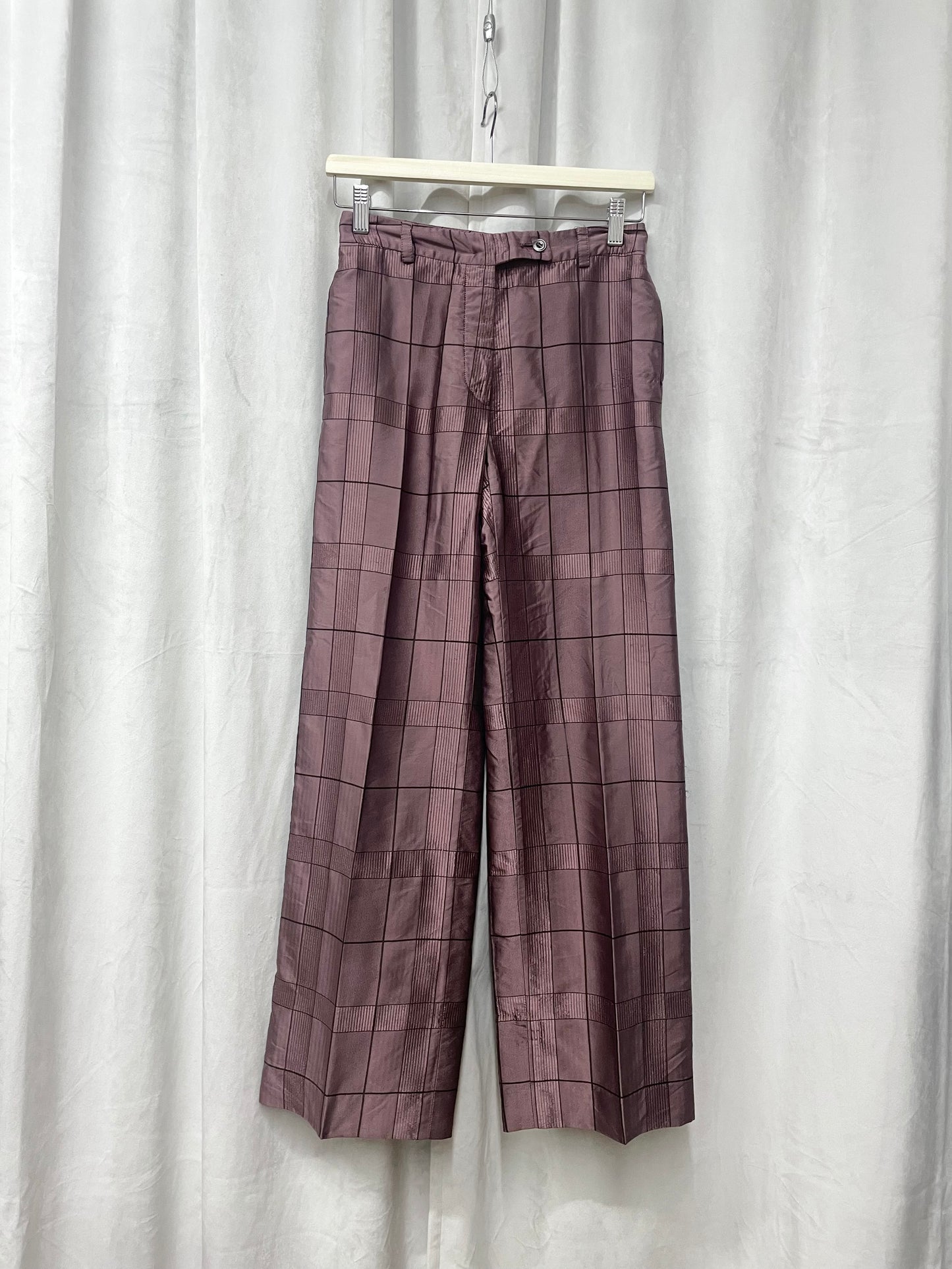 Prada silk suit, Fall 1997