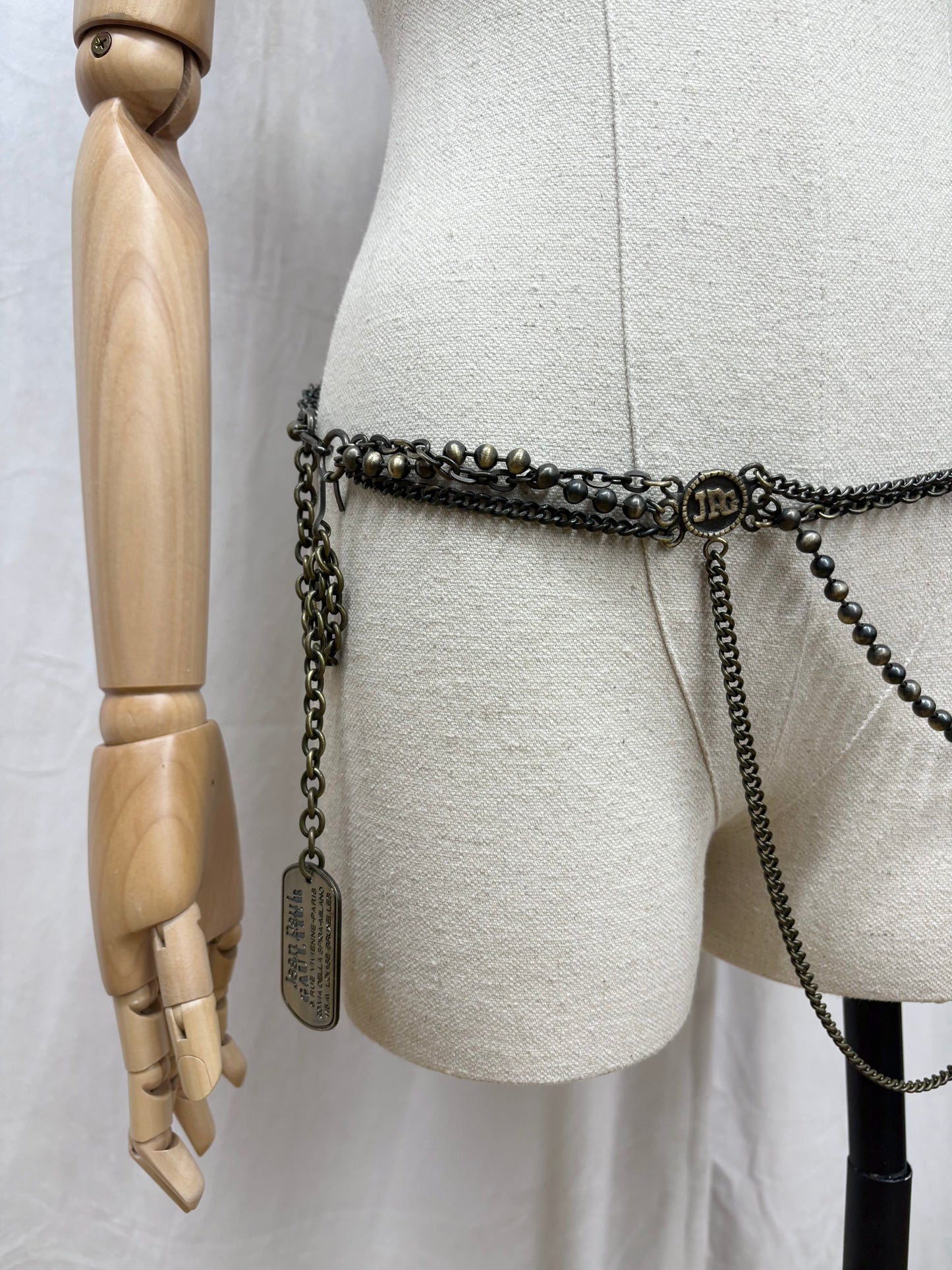 Jean Paul Gaultier hip chain, early 1990’s