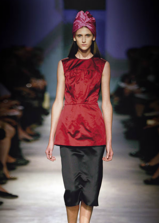 Prada peplum top, Spring 2007