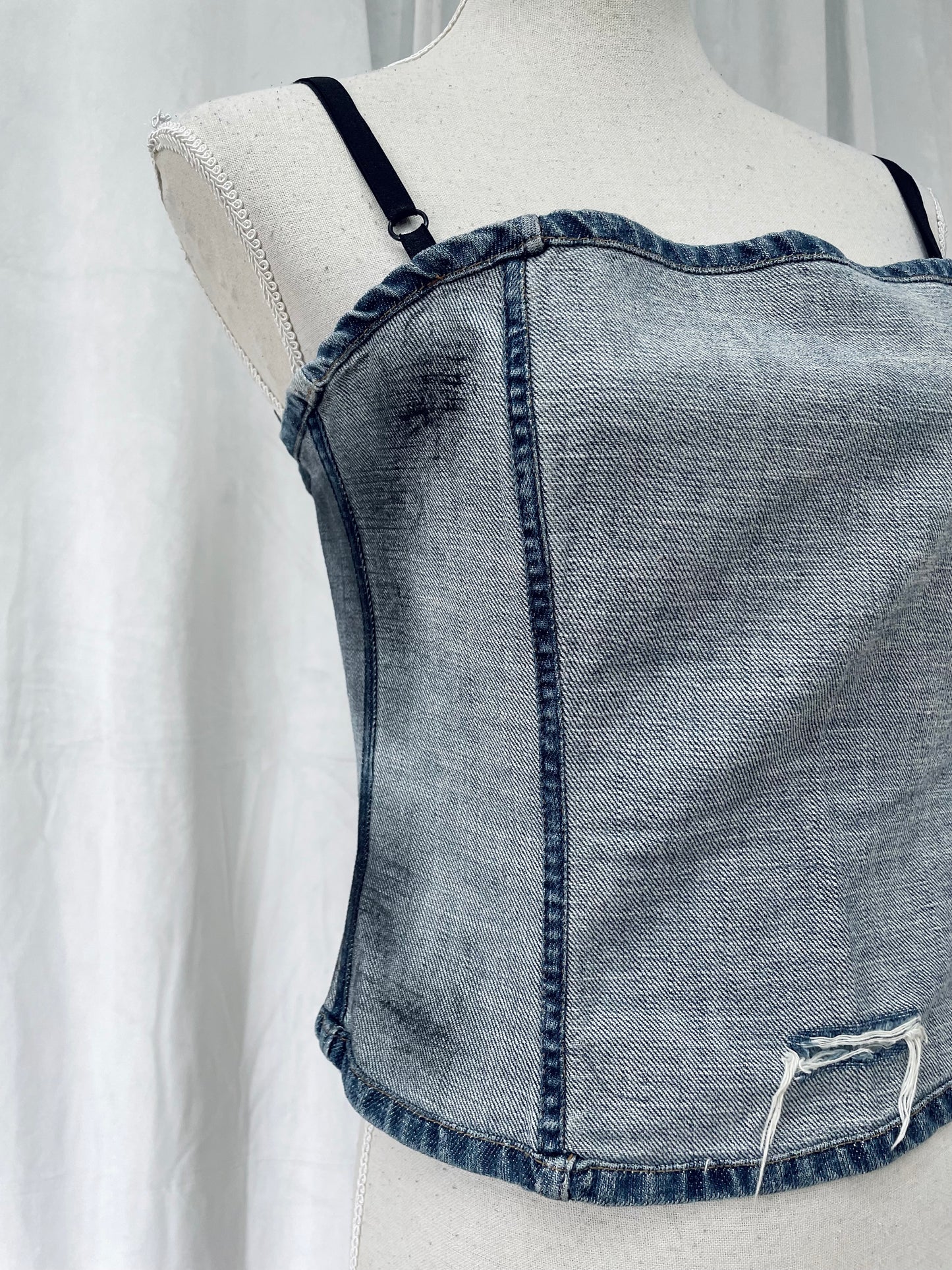 D&G distressed denim top, Spring 2004