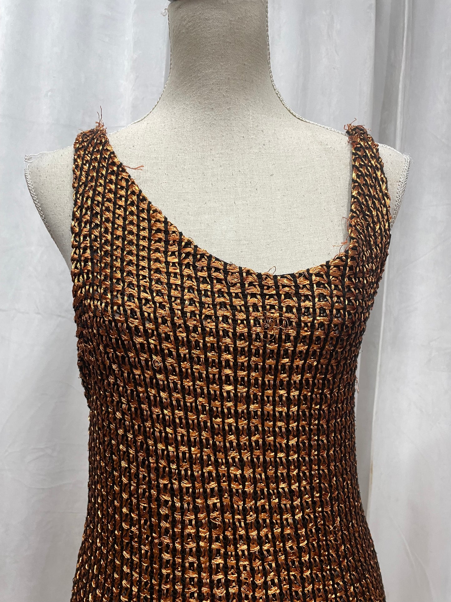 Balenciaga by Nicolas Ghesquiére cupper dress, Spring 2007