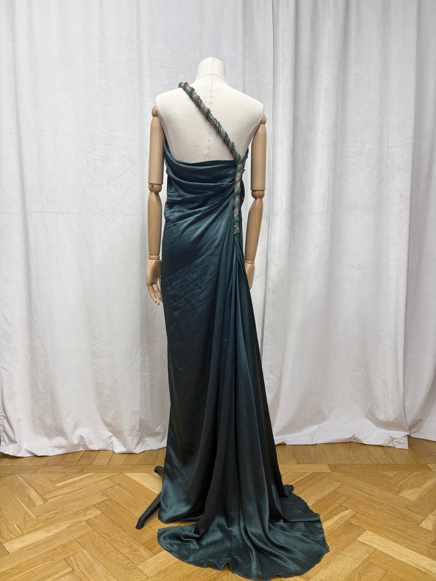 Roberto Cavalli beaded silk gown, 2000’s