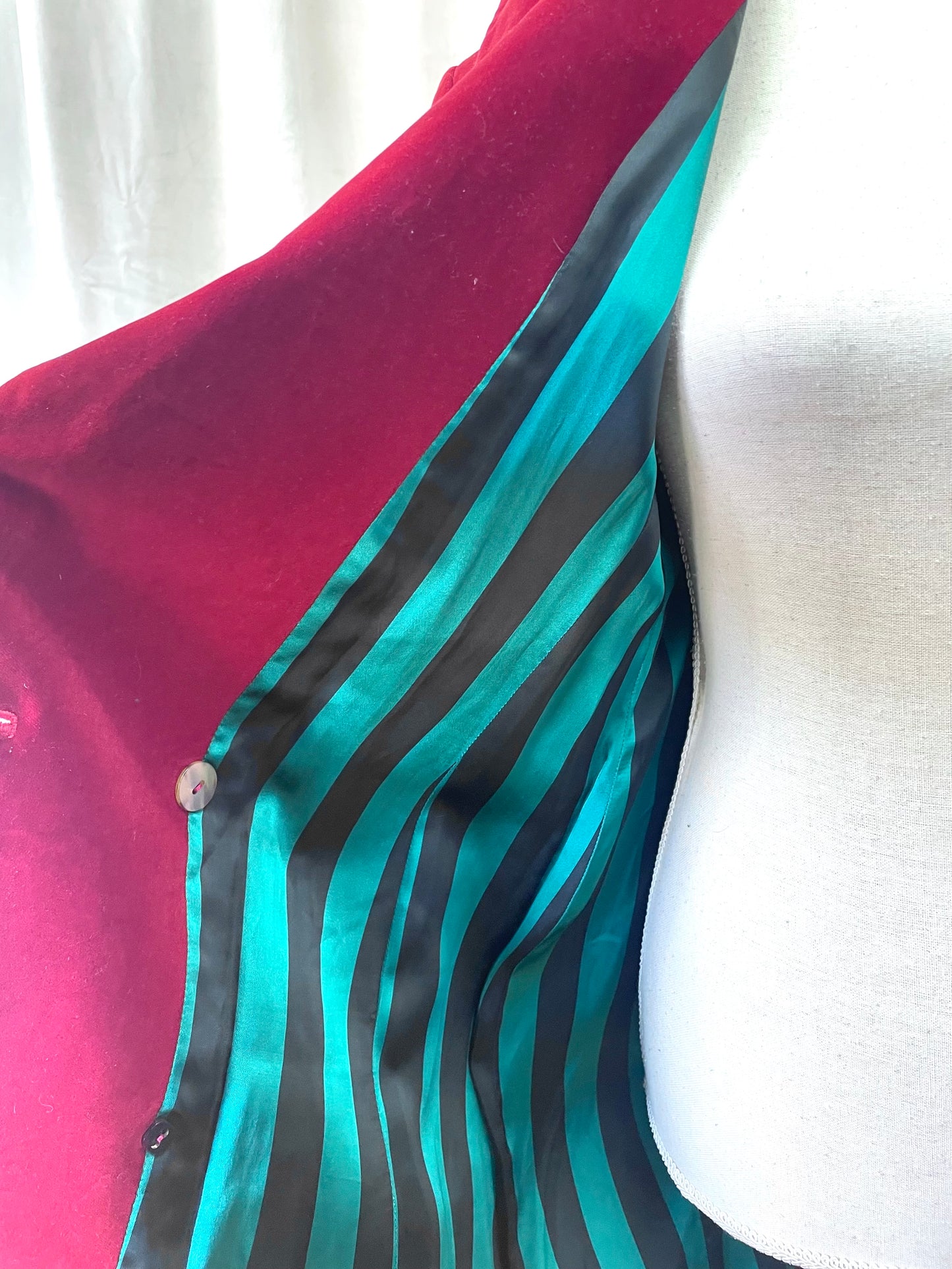 Jean Paul Gaultier velvet blazer, Spring 1987