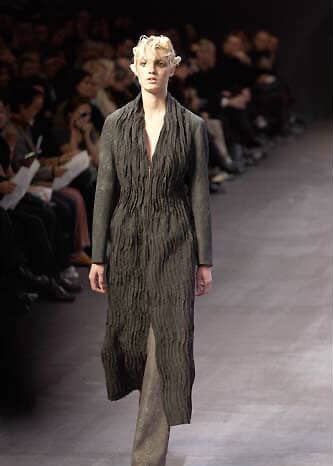 Issey Miyake coat, Fall 2002