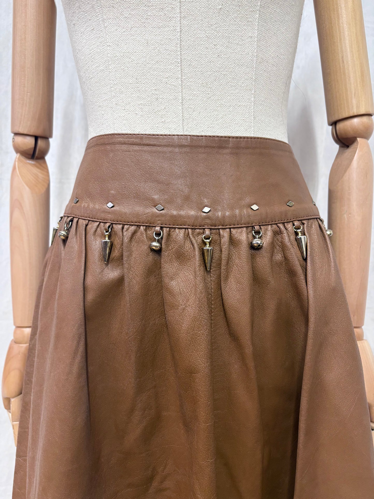 Prada leather skirt, 1980’s - early 1990’s