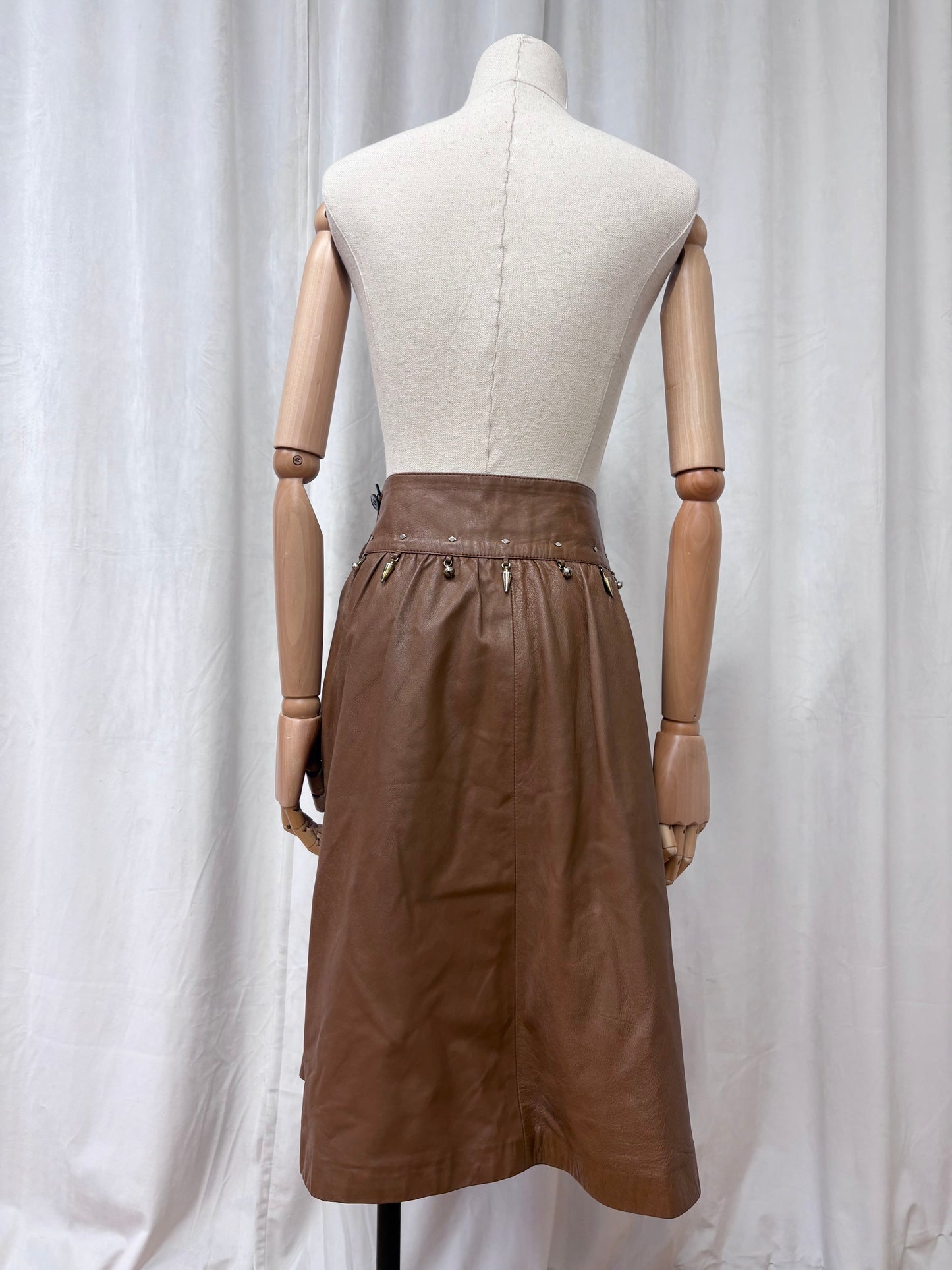 Prada leather skirt, 1980’s - early 1990’s