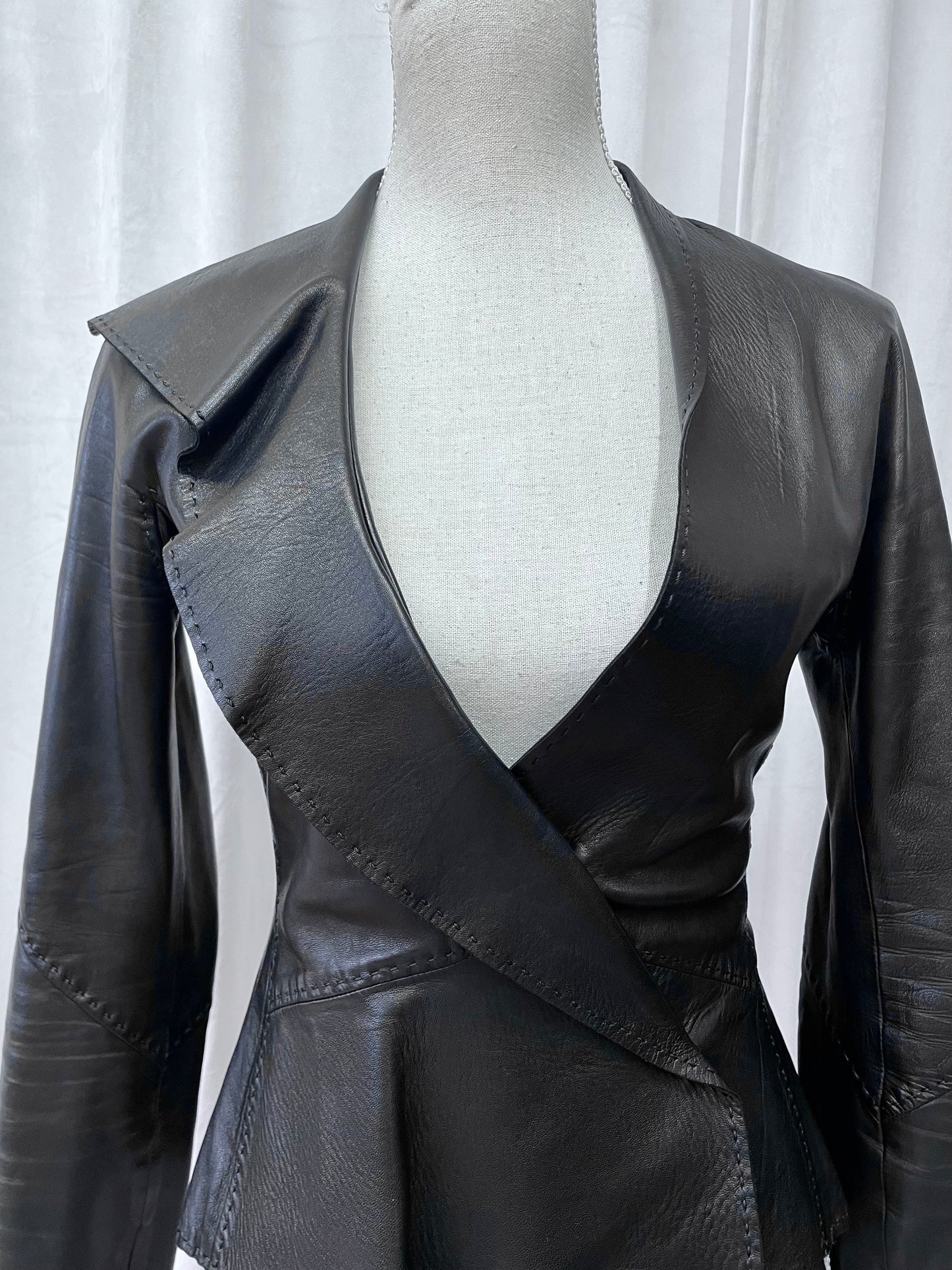 Gianni Versace leather jacket, early 1990's