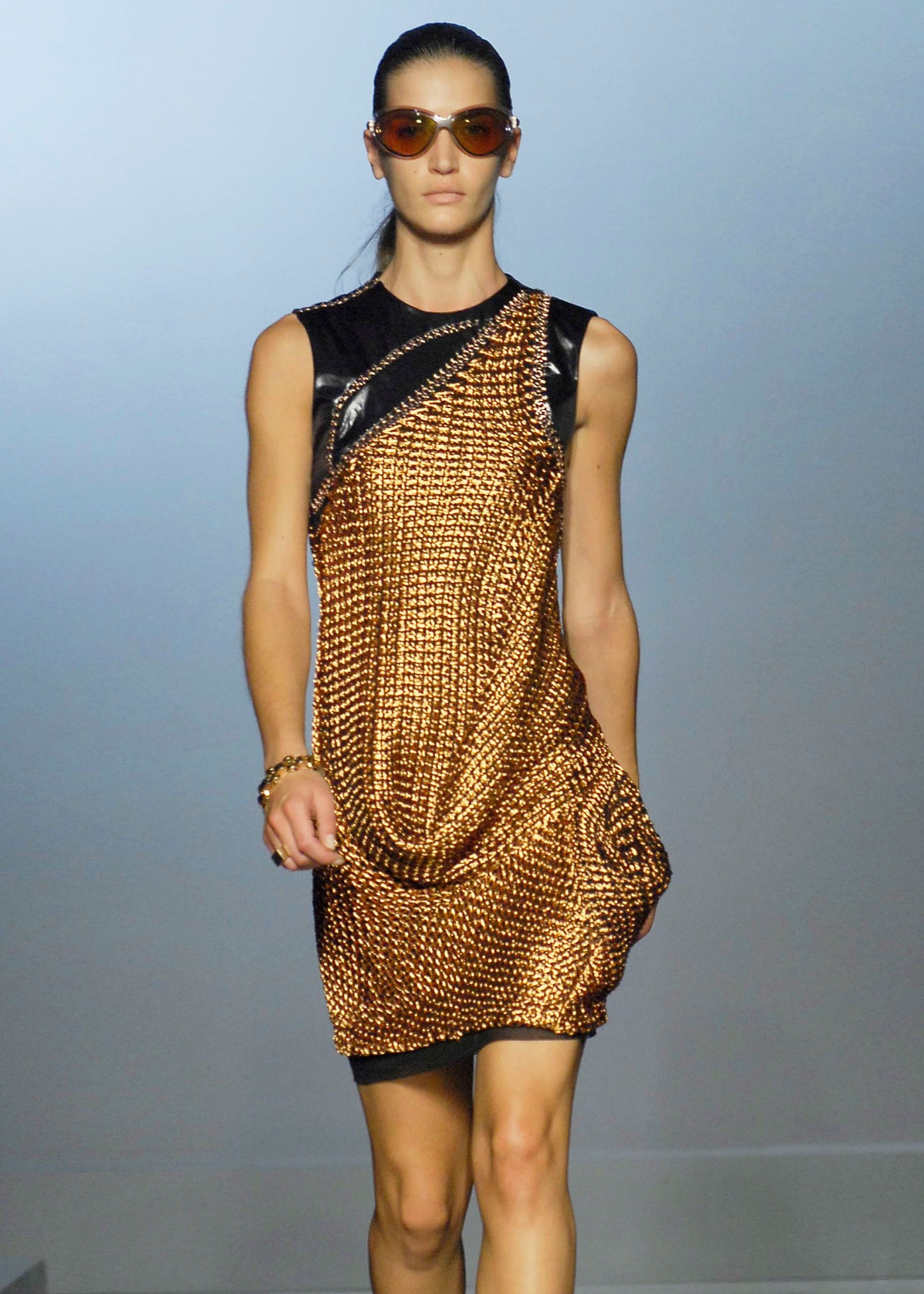 Balenciaga by Nicolas Ghesquiére cupper dress, Spring 2007